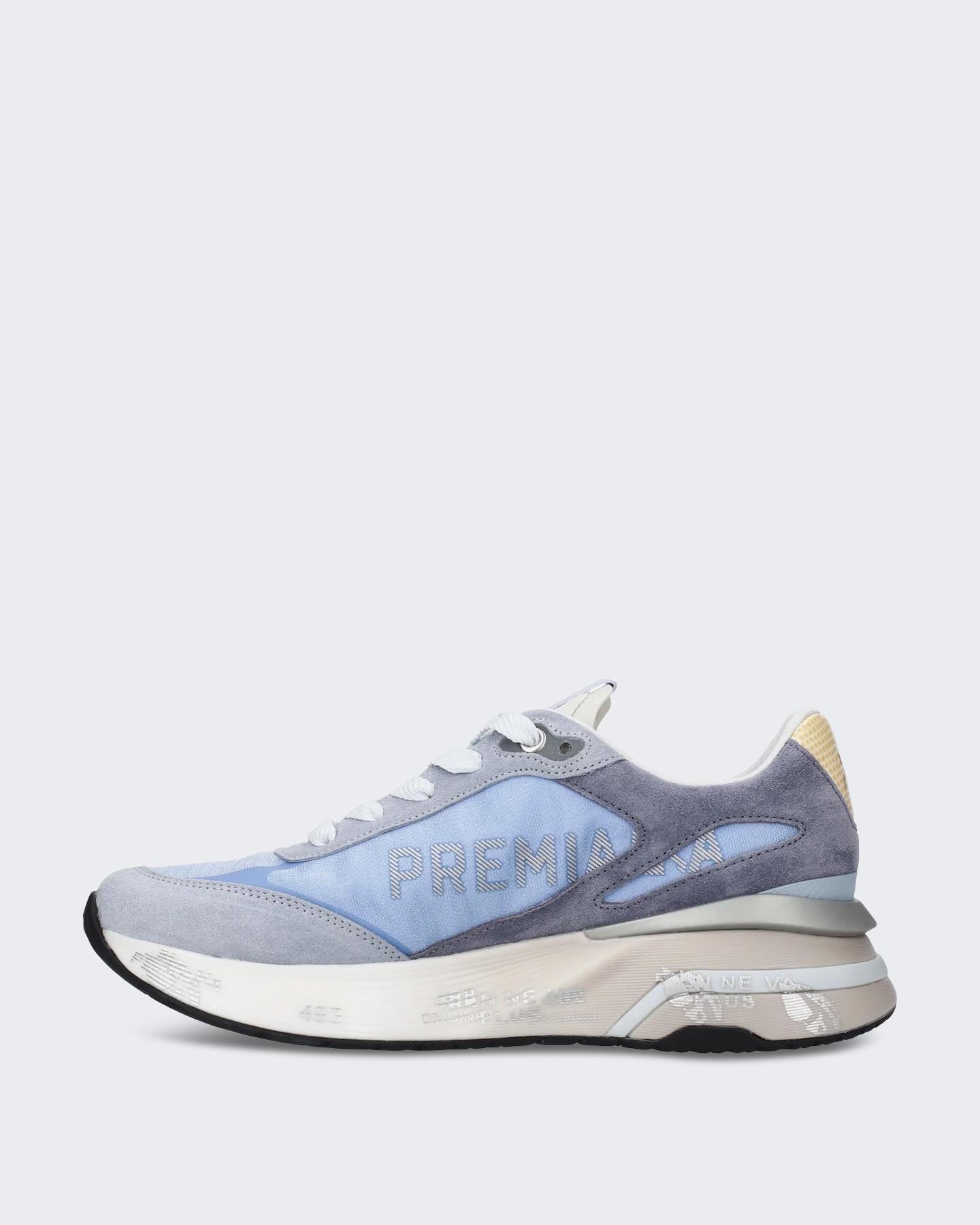 Premiata Dames Moerun Sneaker Blauw