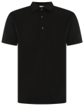 Men's Valenza Supima Polo Schiller Black — huidige kleur