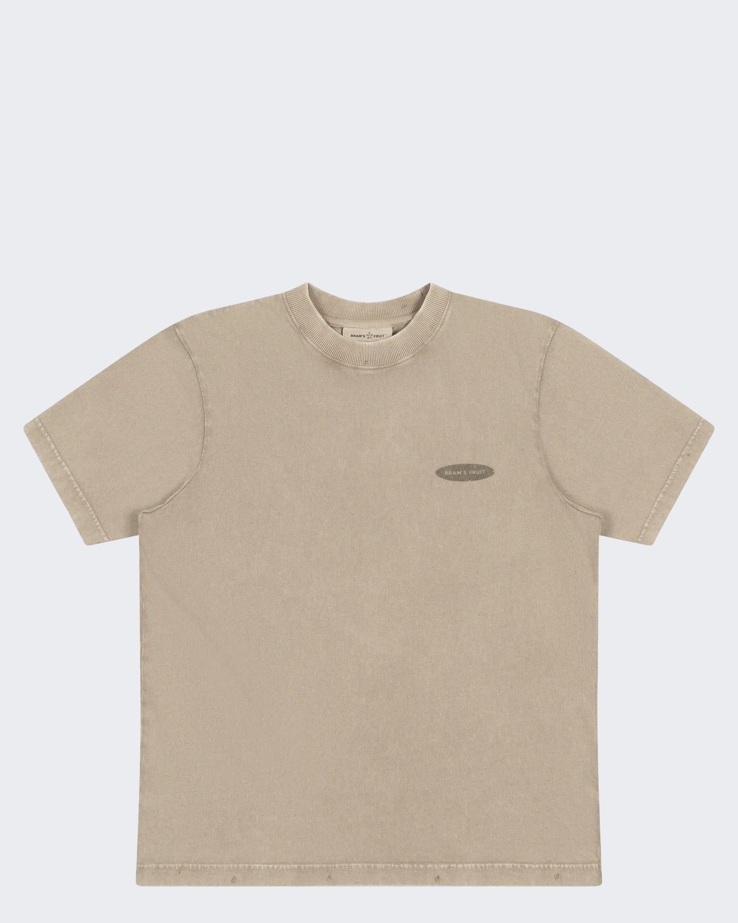 Bram's Fruit Heren Fuck Off T-shirt Beige - Eleganza.nl