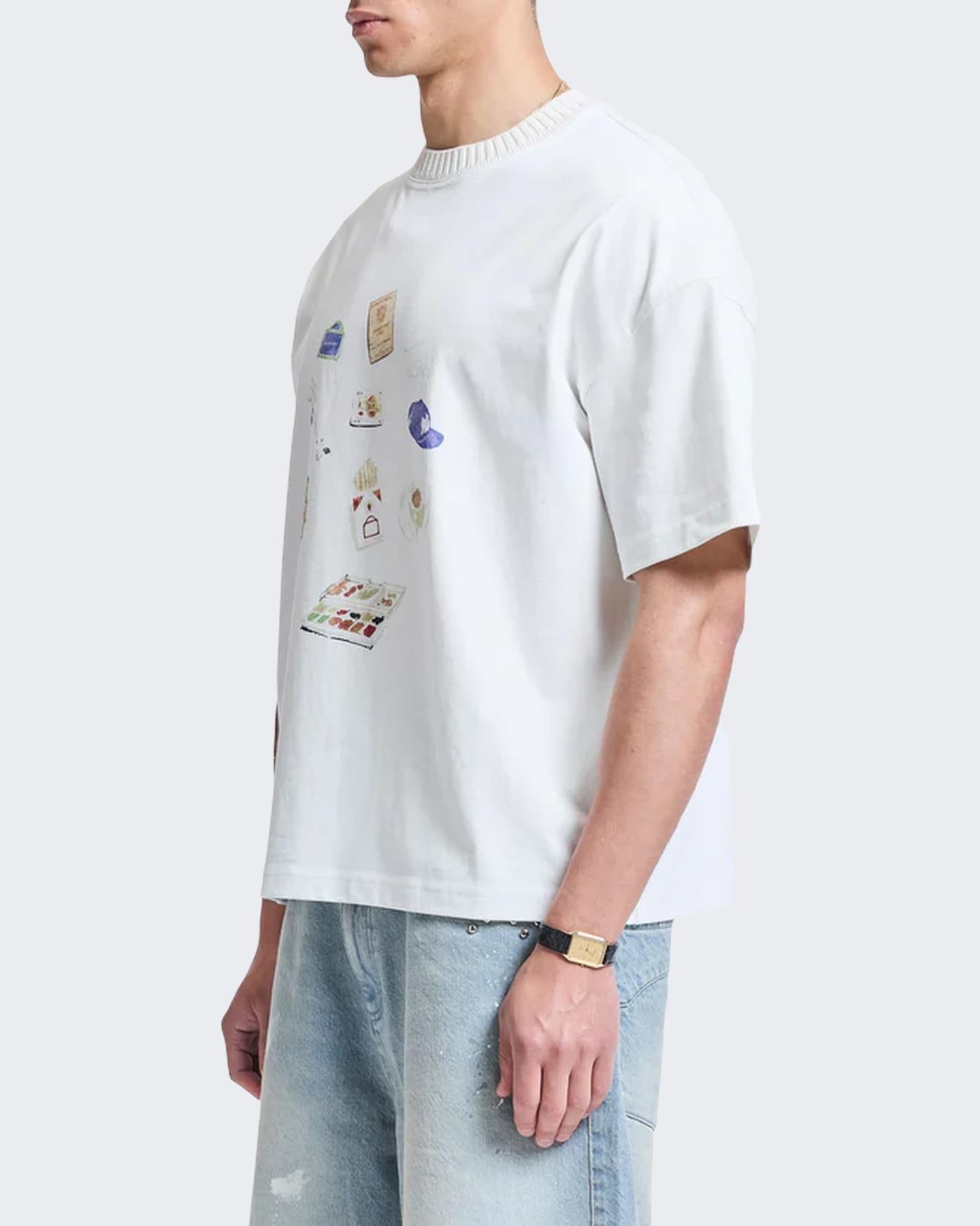 Heren L?Icône T-Shirt Wit