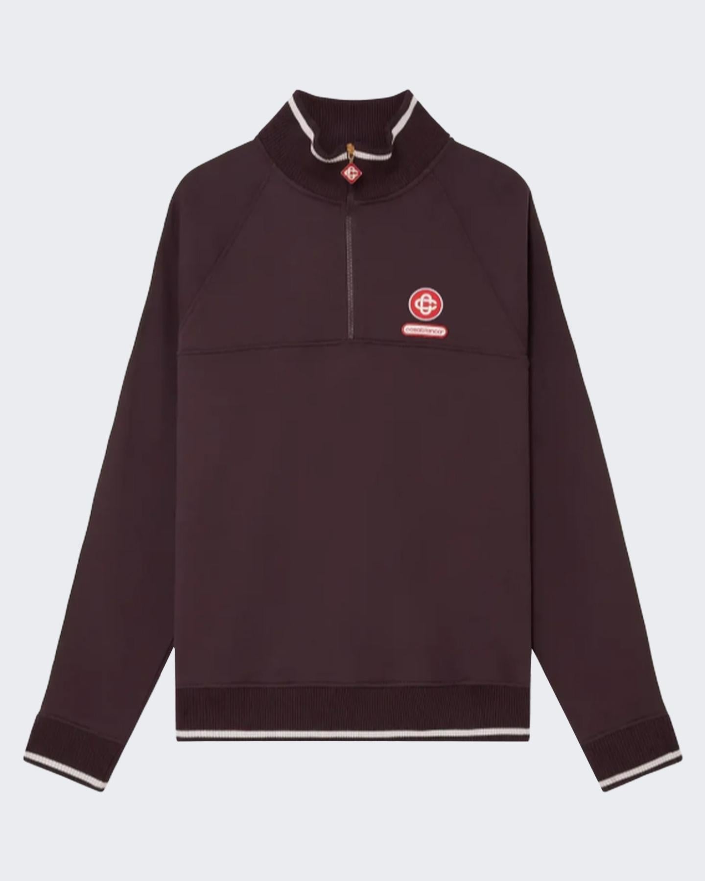 Casablanca Heren 1/4 ZIP LAUREL SWEATSHIRT - Eleganza.nl