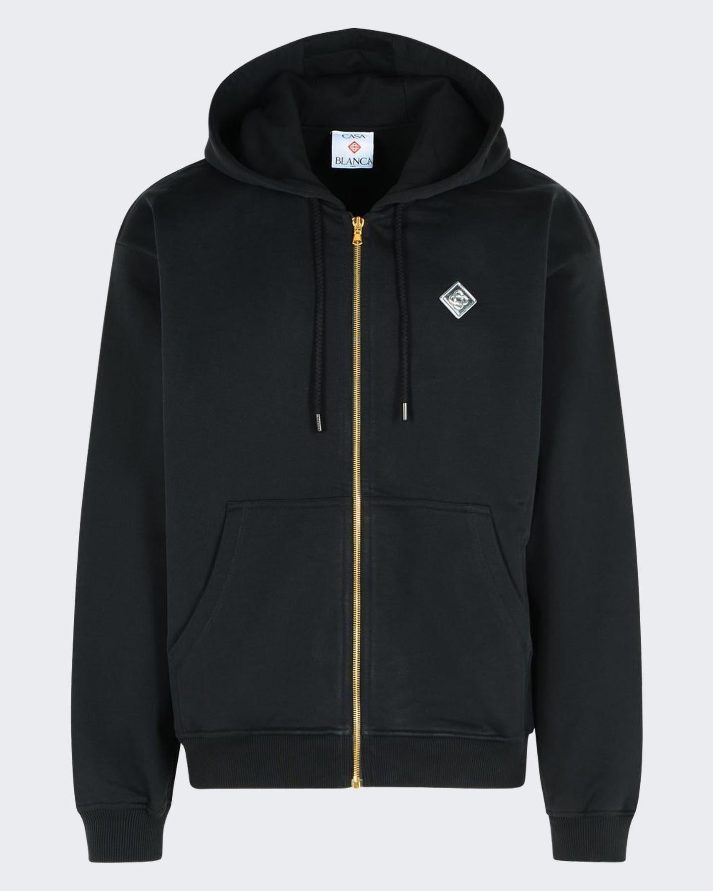 Casablanca Heren CASA CHROME FULL ZIP HOODIE - Eleganza.nl