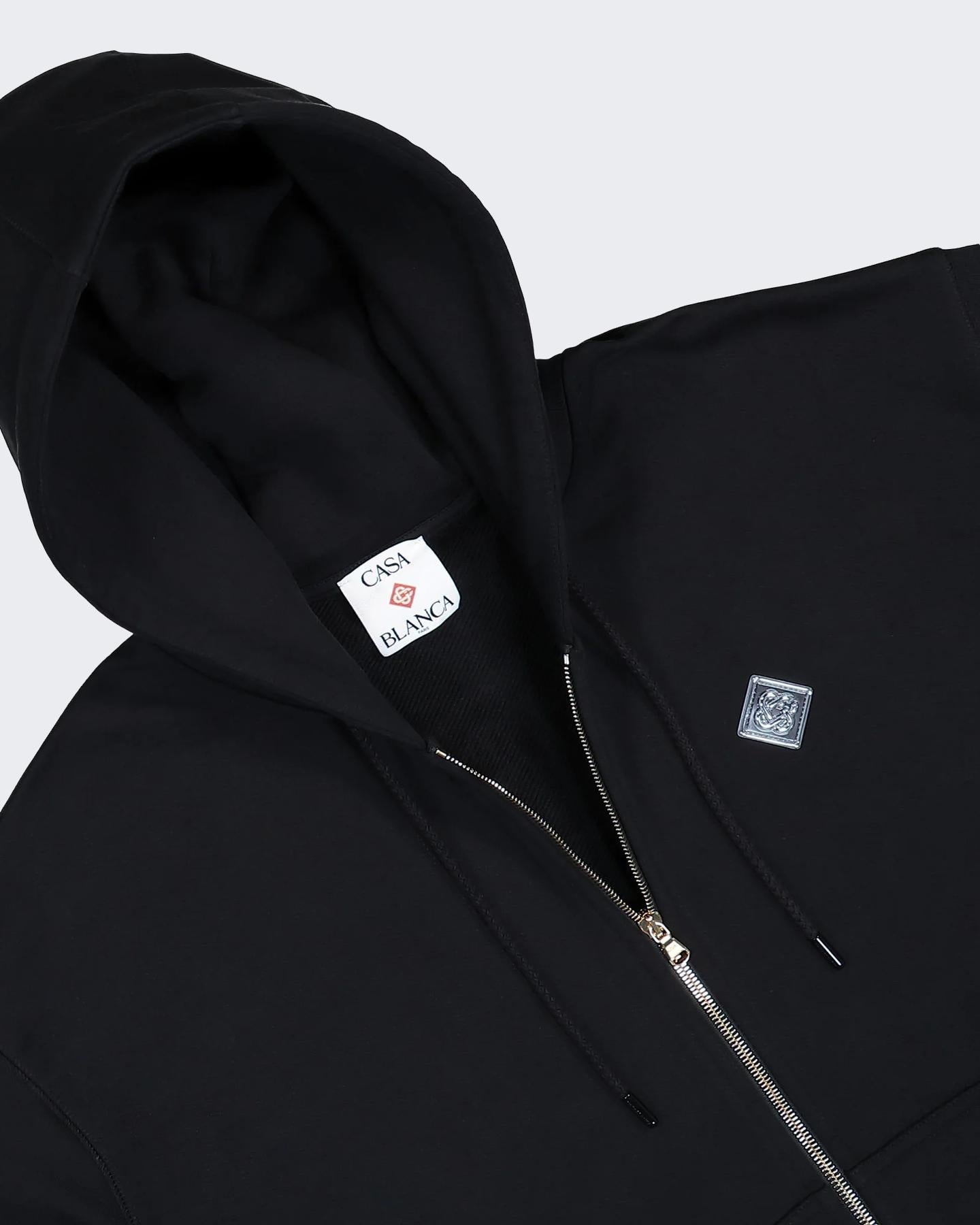 Casablanca Heren CASA CHROME FULL ZIP HOODIE - Eleganza.nl