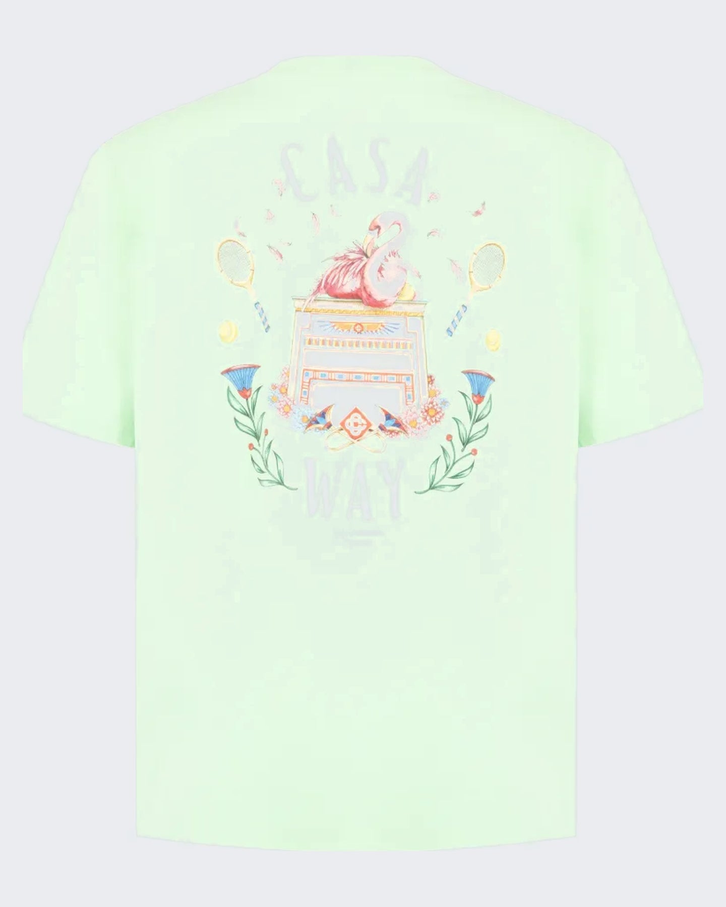 Casablanca Heren Classic T-Shirt Casaway Groen - Eleganza.nl