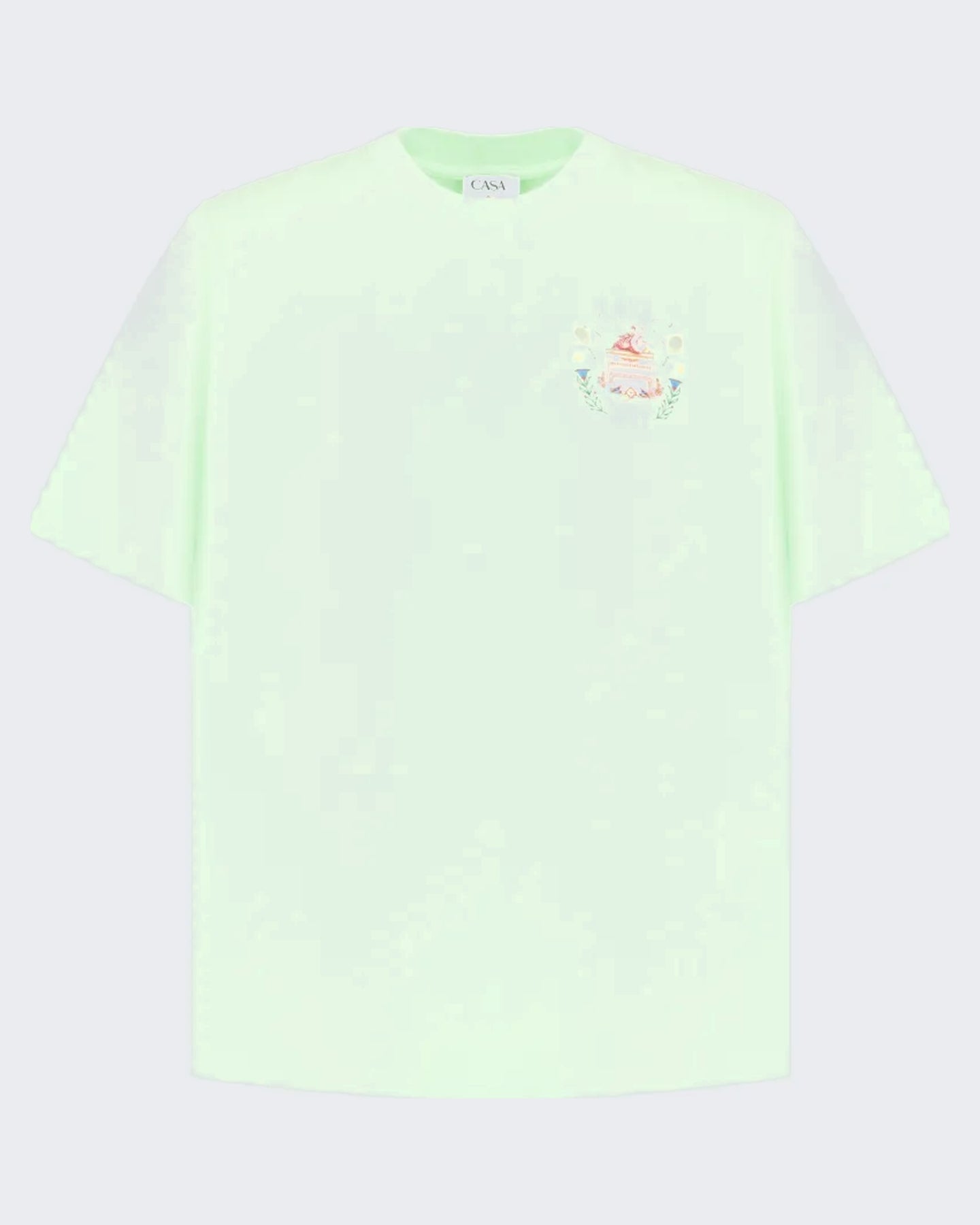 Casablanca Heren Classic T-Shirt Casaway Groen - Eleganza.nl