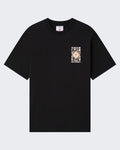 Men's Casablanca Hermons Mirage Printed Classic T-Shirt Hermons Mirage Black
