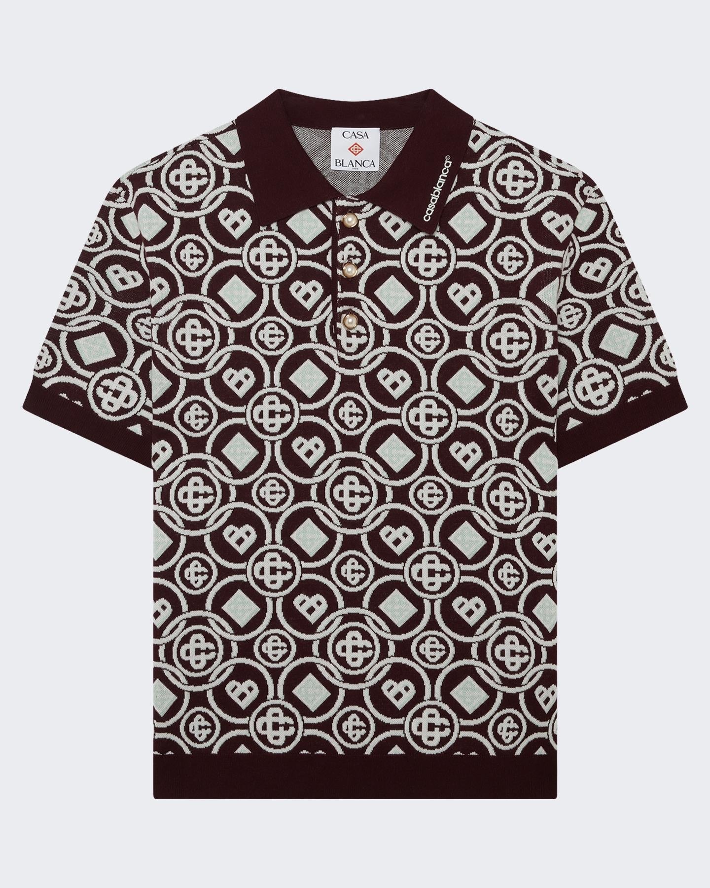 Casablanca Heren MONOGRAM POLO - Eleganza.nl