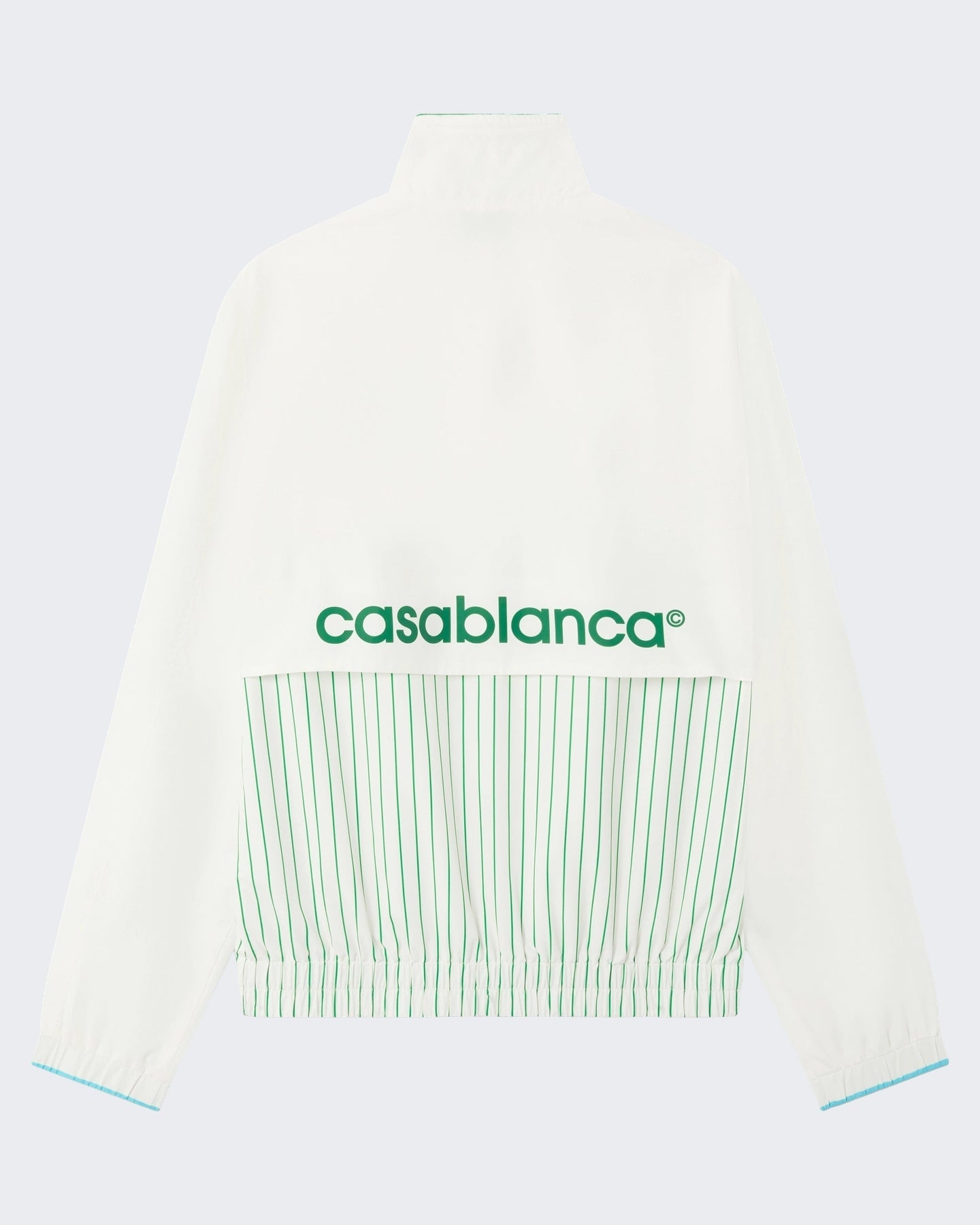 Casablanca Heren Printed Windbreaker Jacket Sporty Floral Stripe - Eleganza.nl