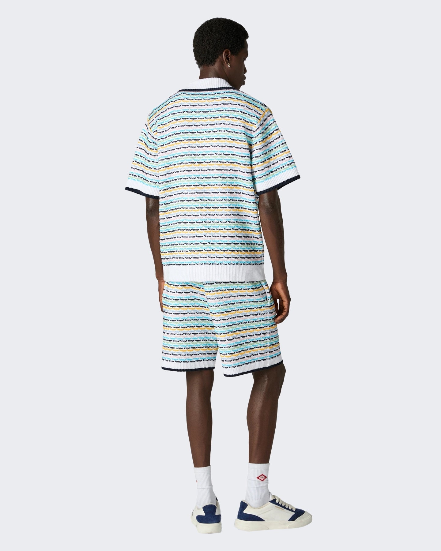 Casablanca Heren Tuck Stitch Shorts Multi - Eleganza.nl