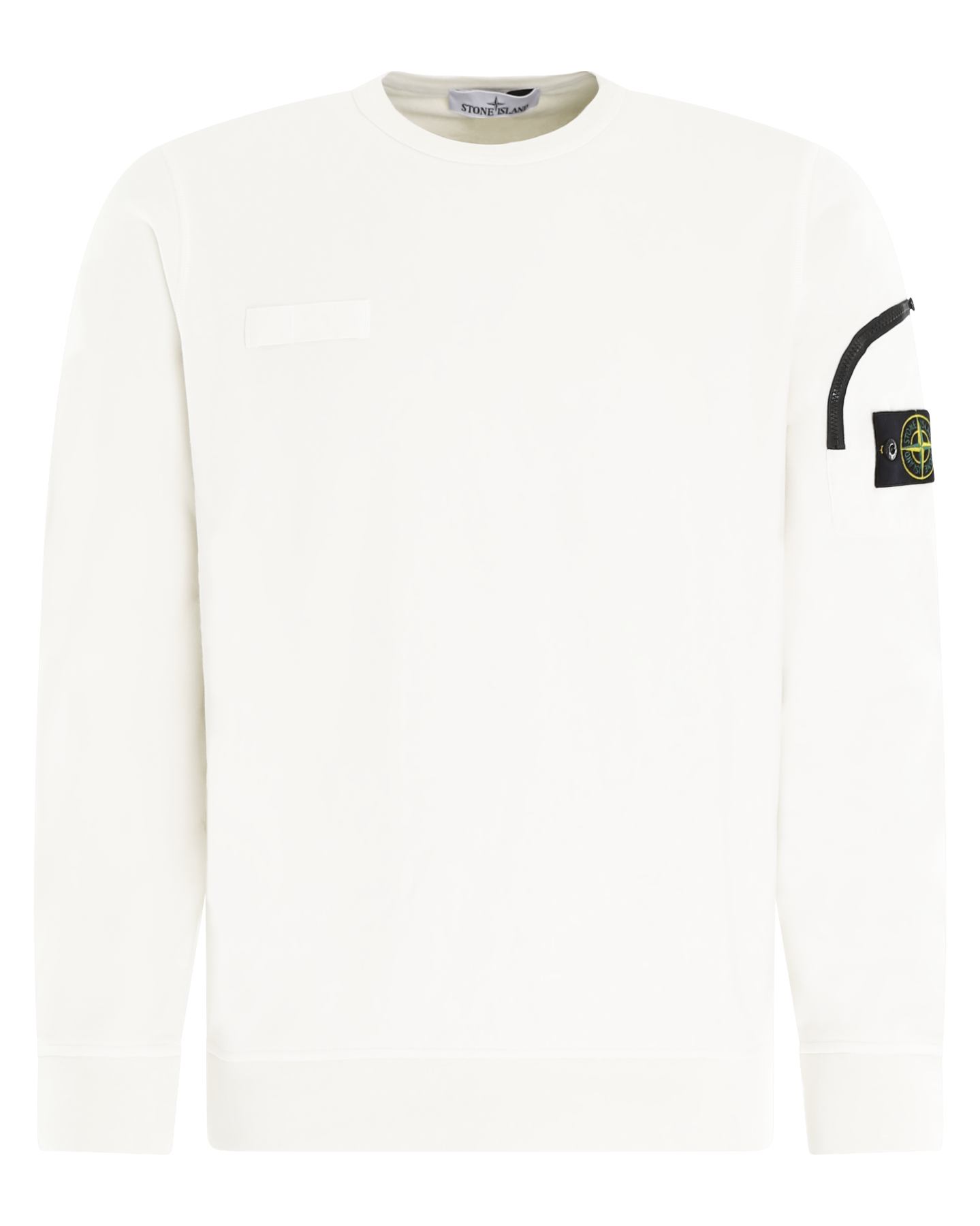 Heren Sleeve Pocket Sweater Ivory