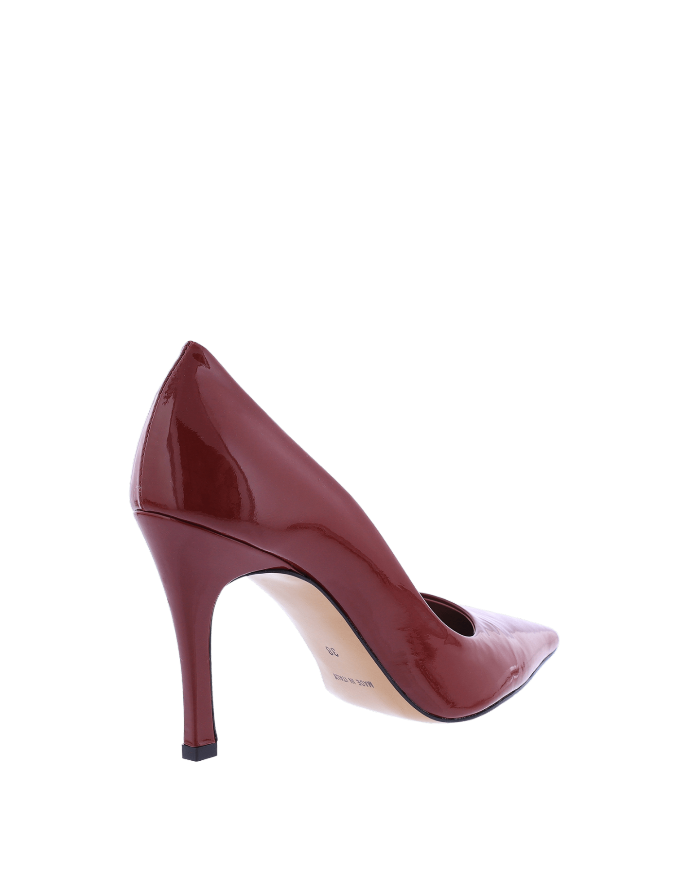 Women Lax leather pump red