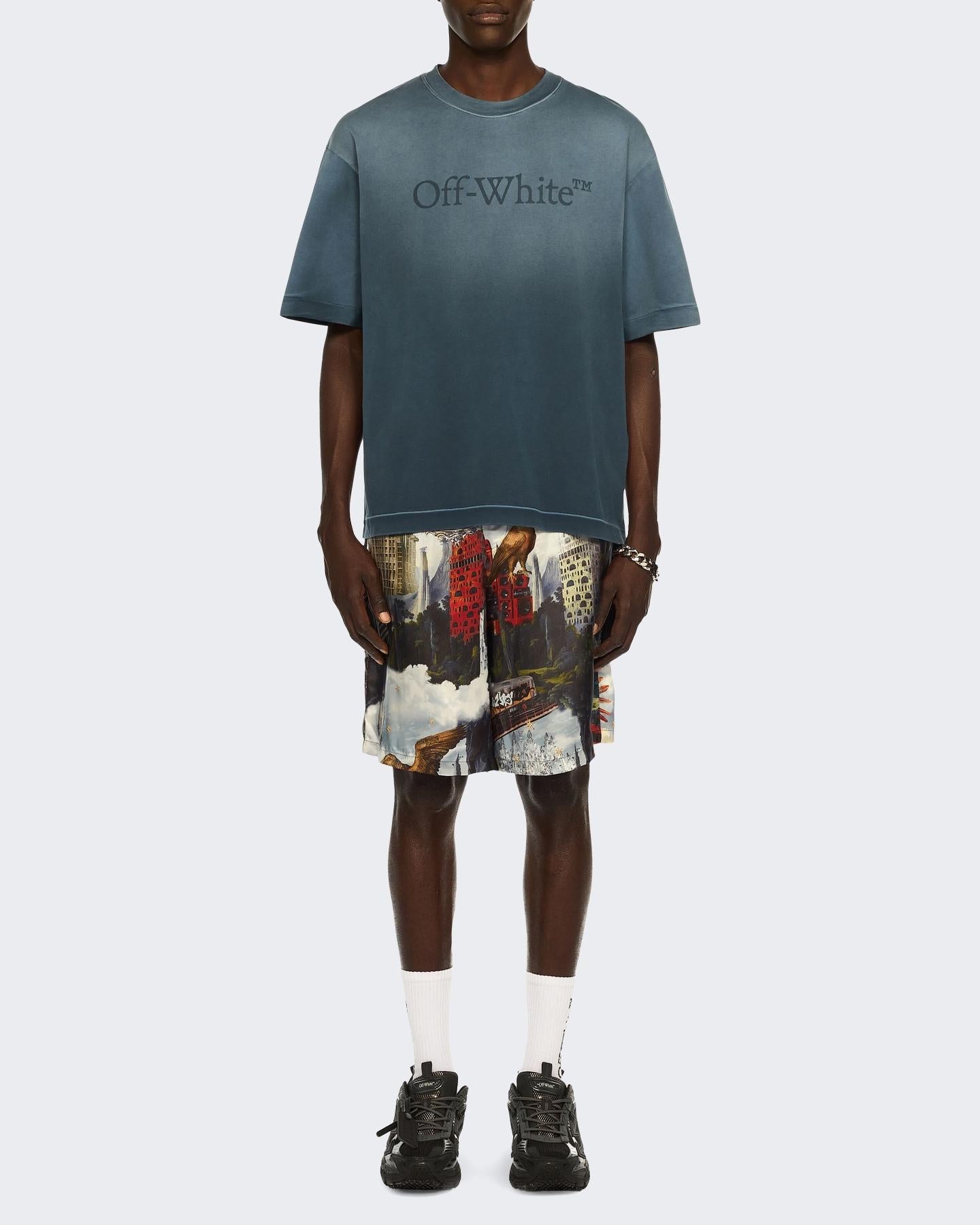 Heren Laundry Skate T-Shirt Blauw