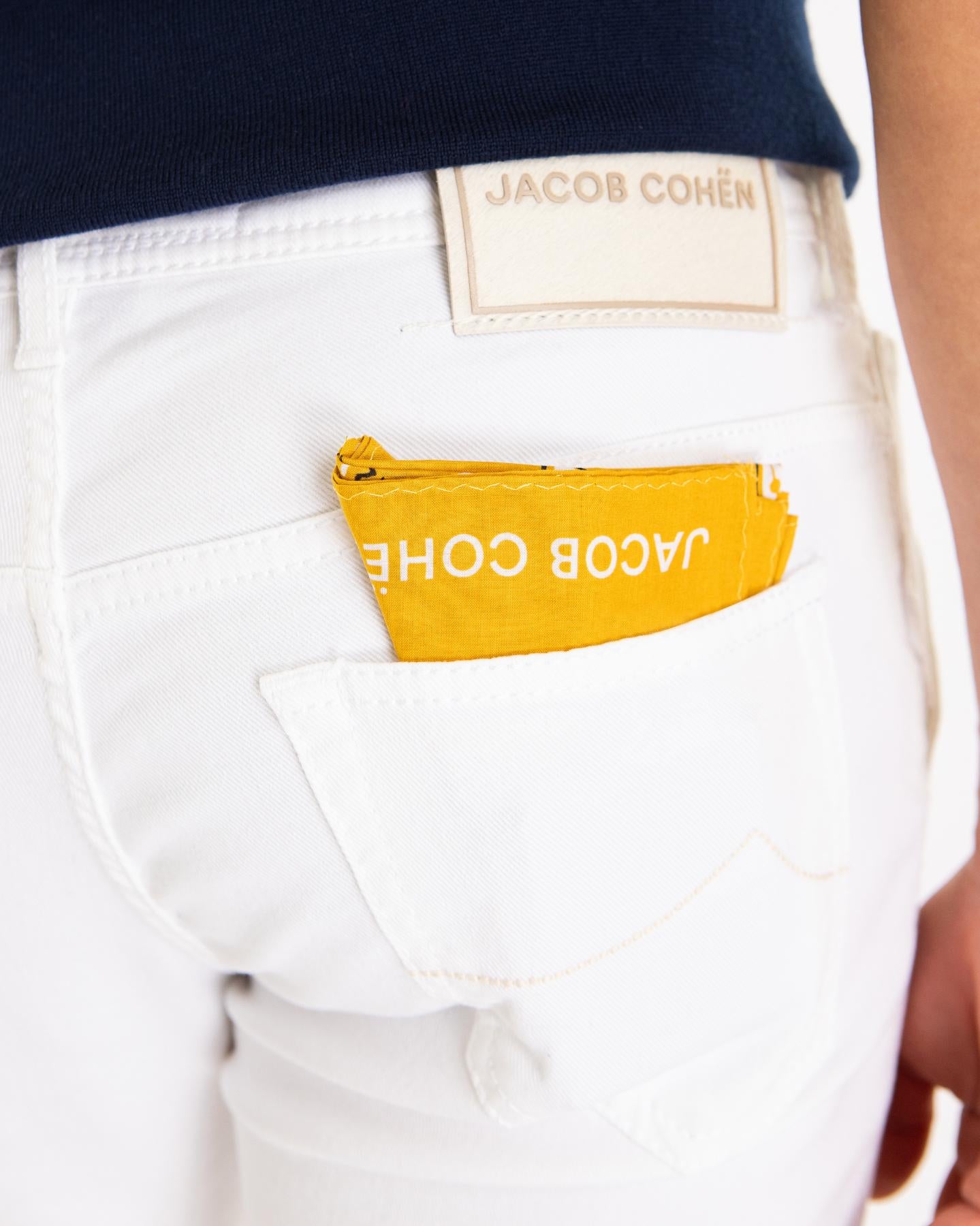 Heren Bermuda Slim Fit Lou Wit