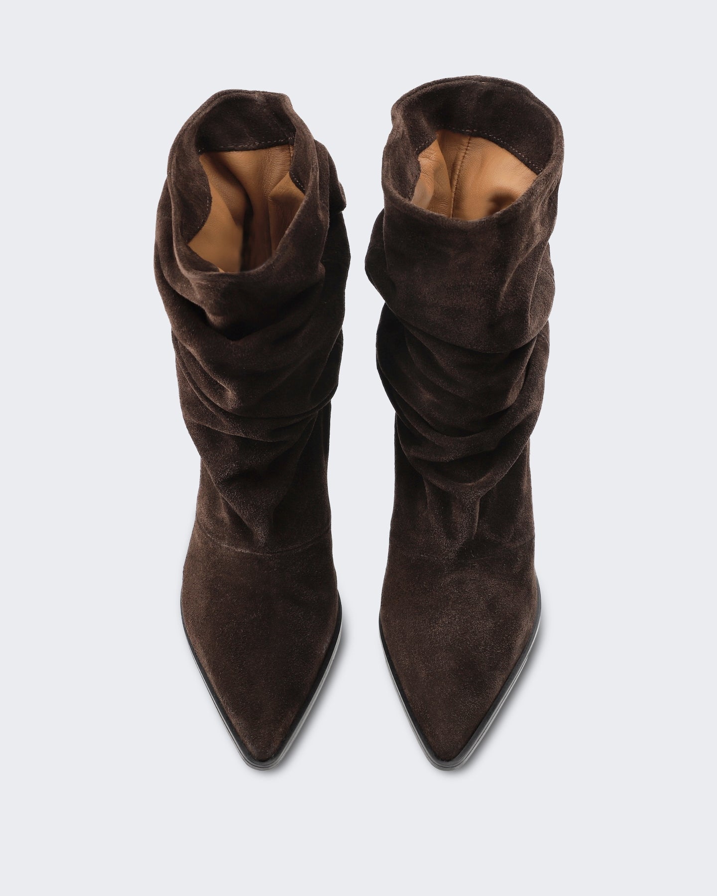 Copenhagen Studios Dames Suède schoen in Bruin - Eleganza.nl