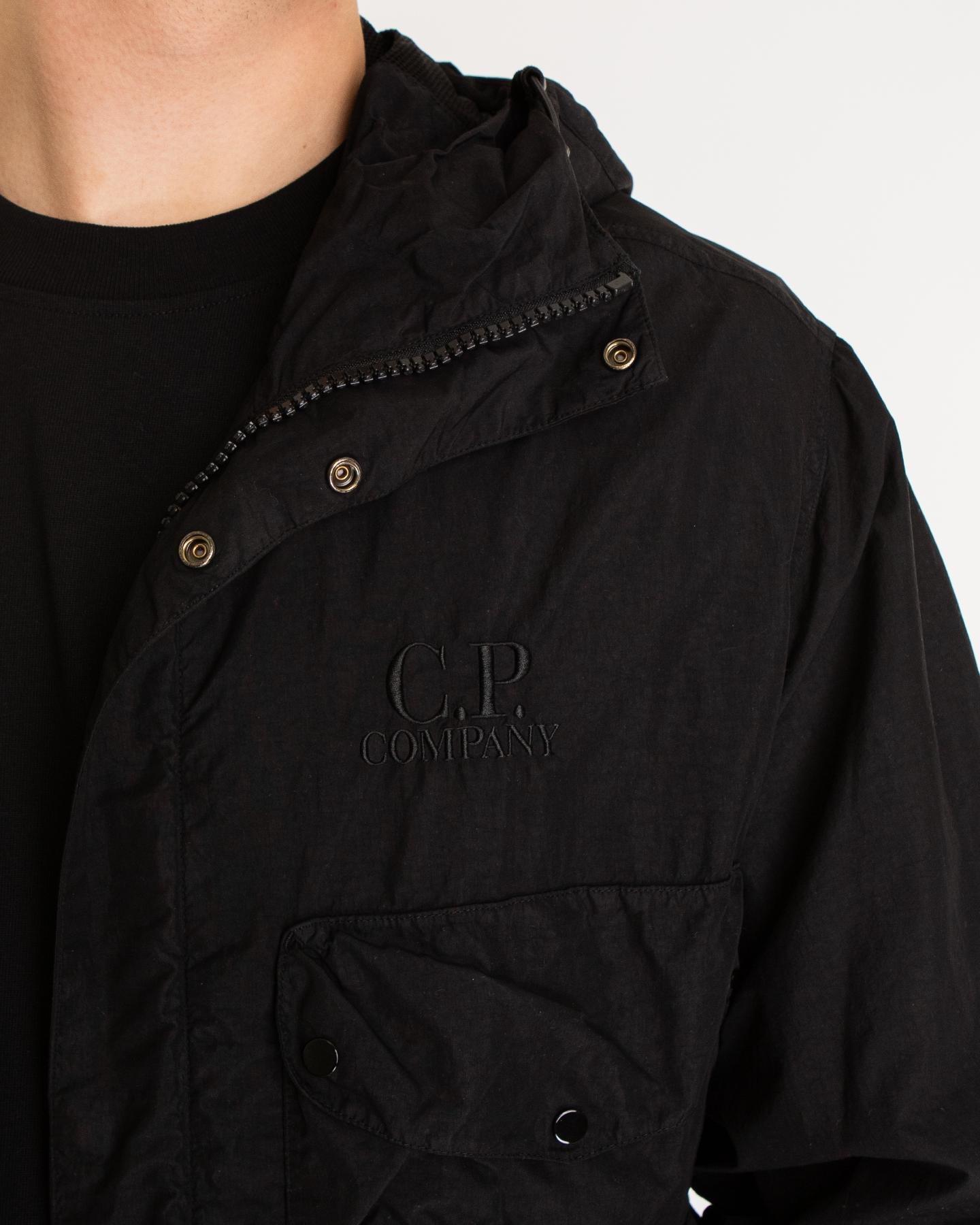 C.P.Company Heren Flatt Goggle Jacket Zwart - Eleganza.nl