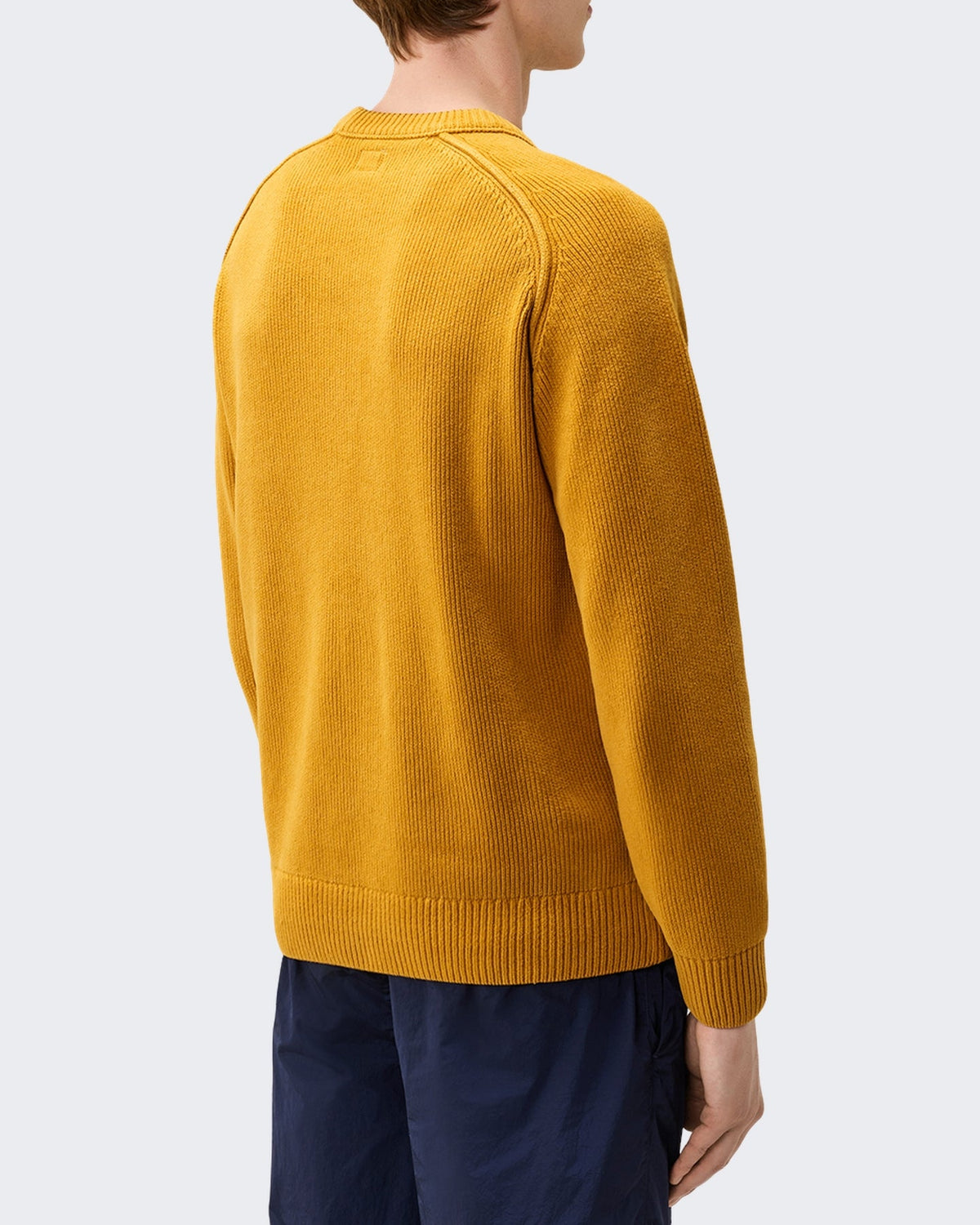 C.P.Company Heren Gebreide trui met ronde hals in bruin - Eleganza.nl