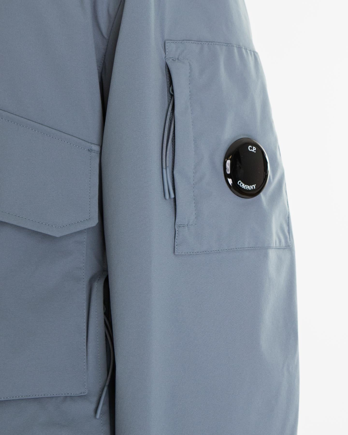 C.P.Company Heren Pro - Tek Button Hood Jack Grijs - Eleganza.nl