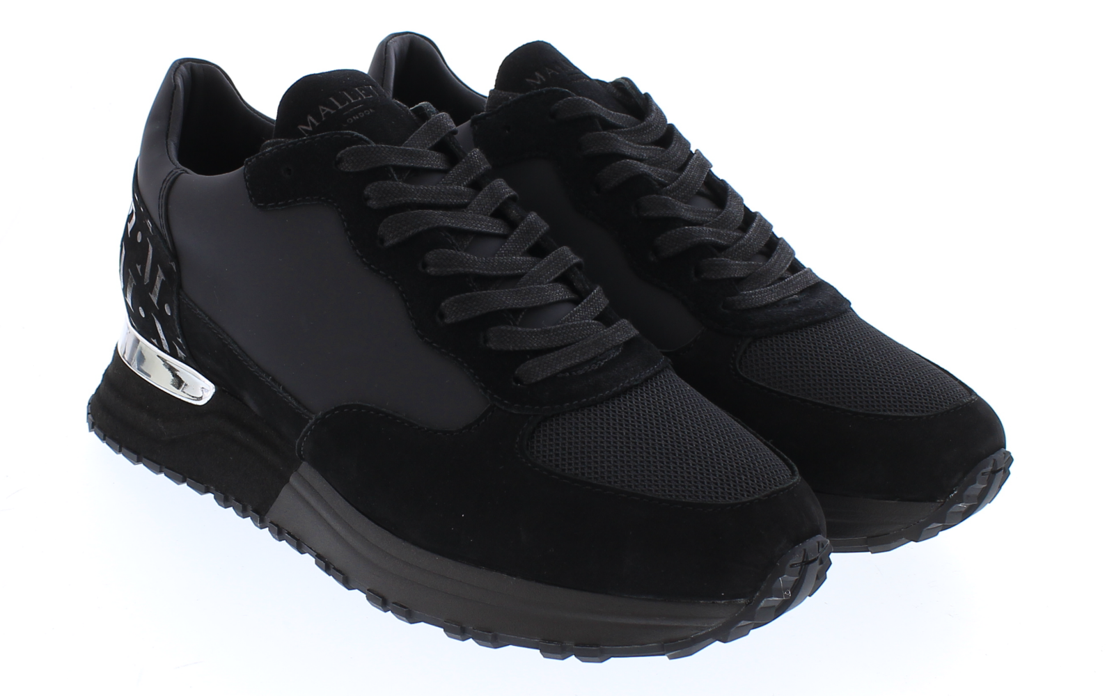 Mallet Footwear Heren Popham Black Pernament