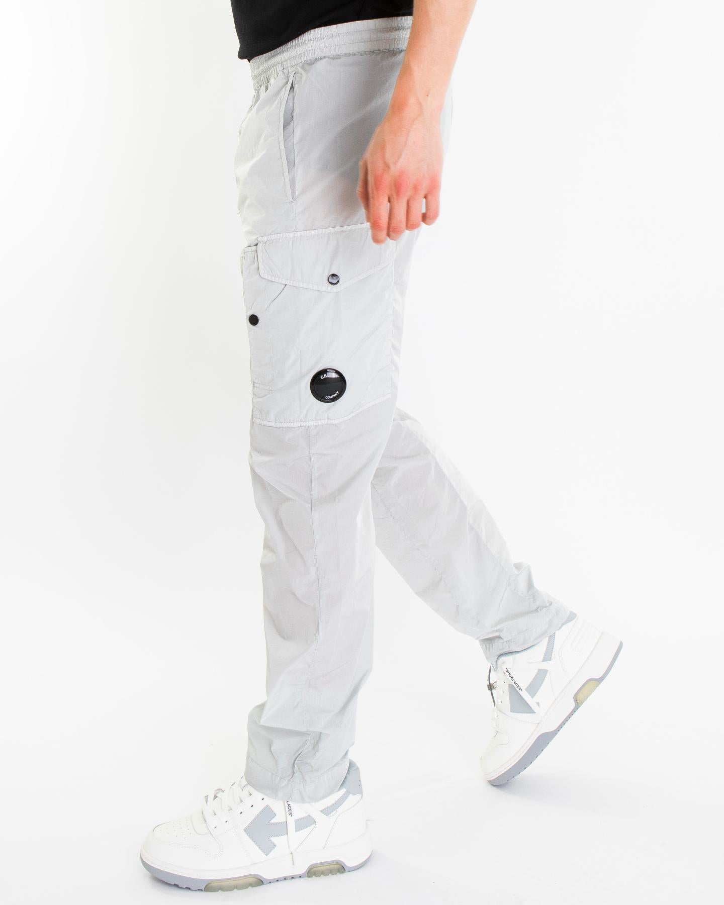 Heren Cargo Pant Lens Detail Grijs