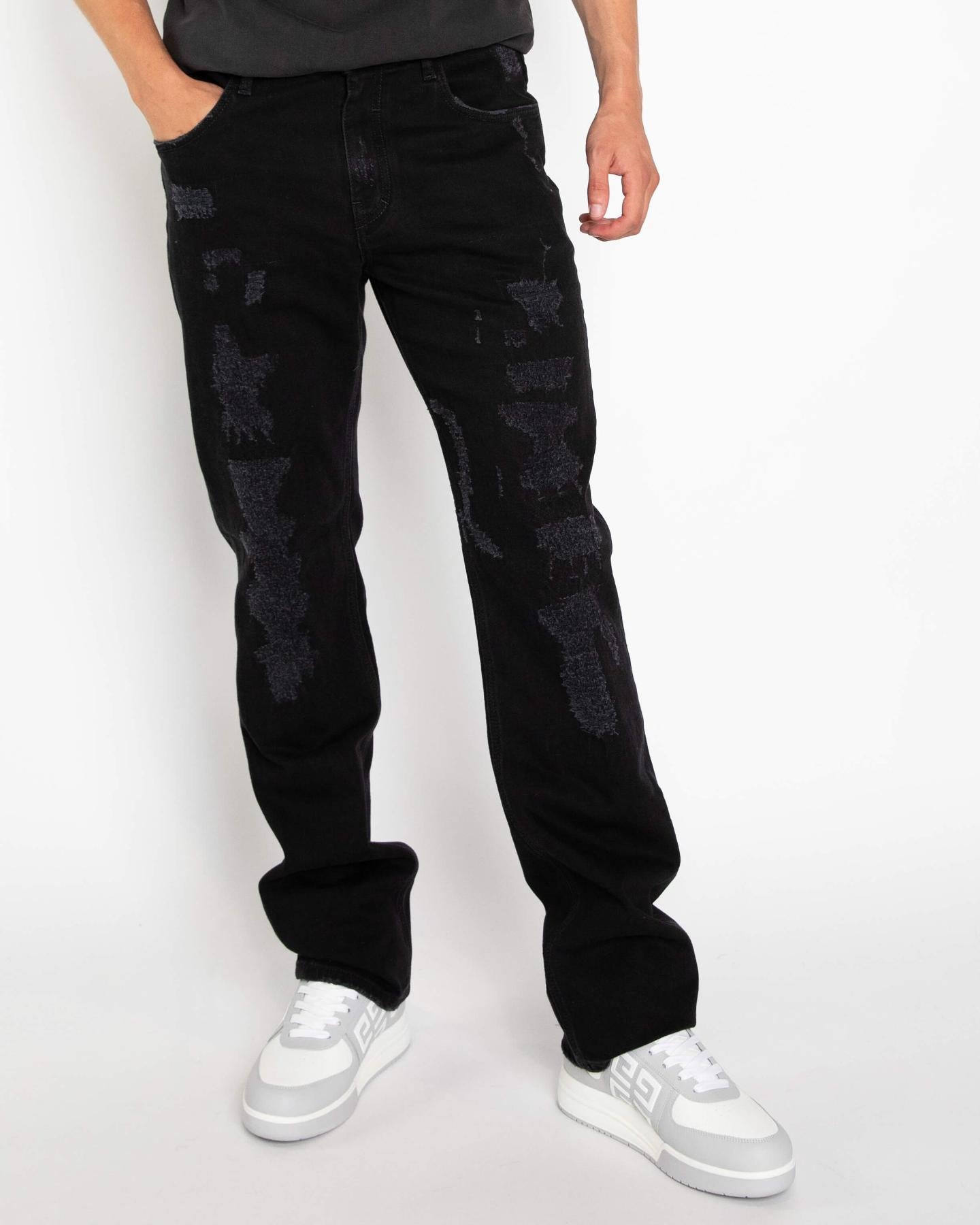 Men Trousers Black