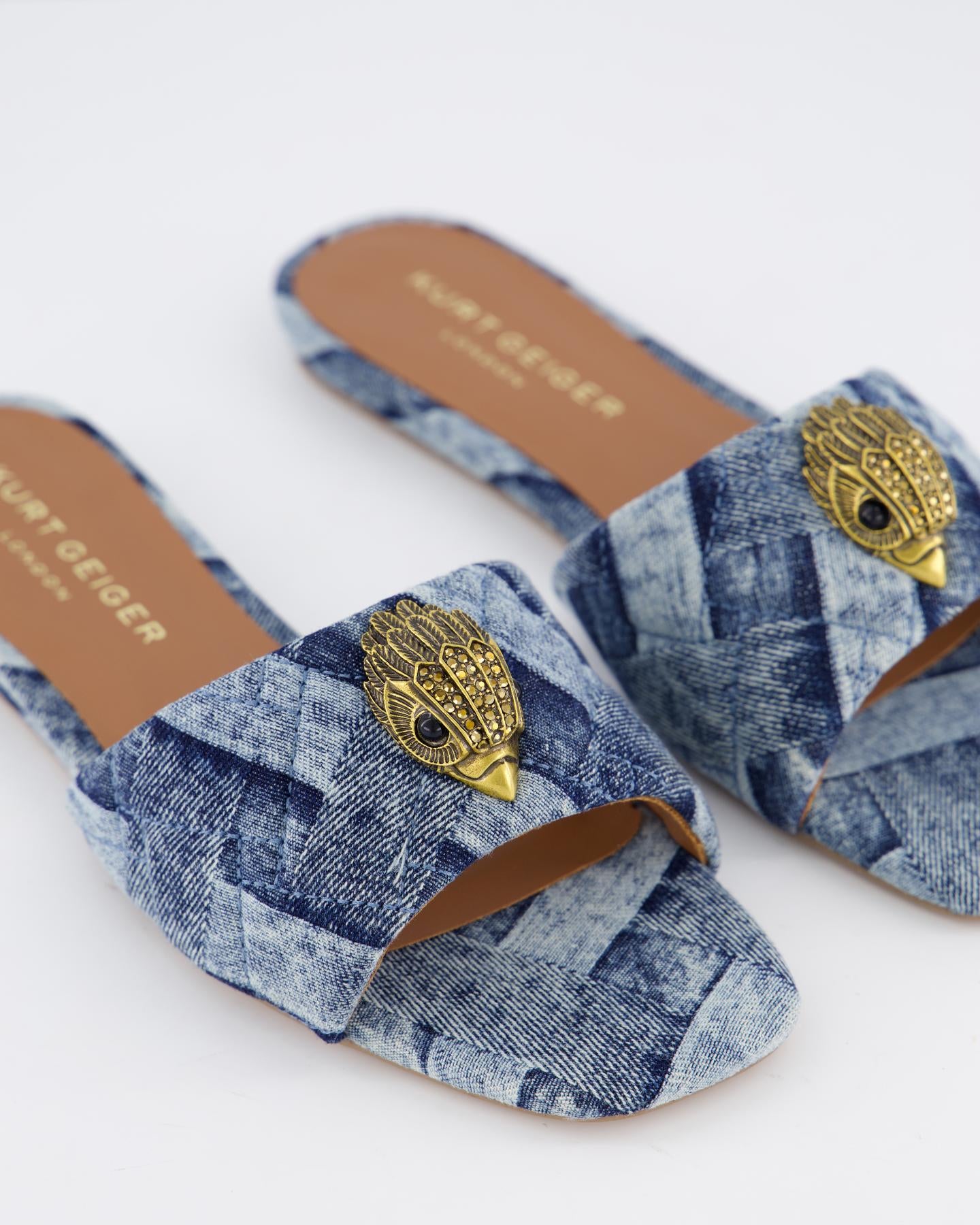 Dames Kensington Flat Slipper Blauw