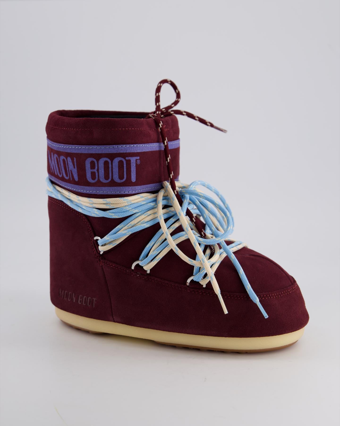 Dames Icon Low Suede Rood