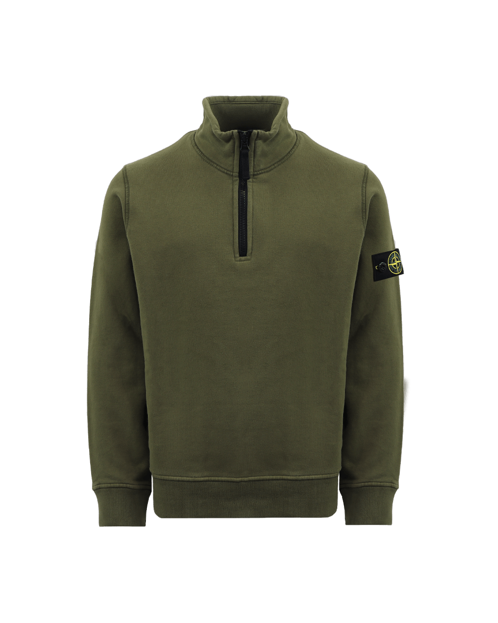 Kids Logo Half Zip Sweater Green