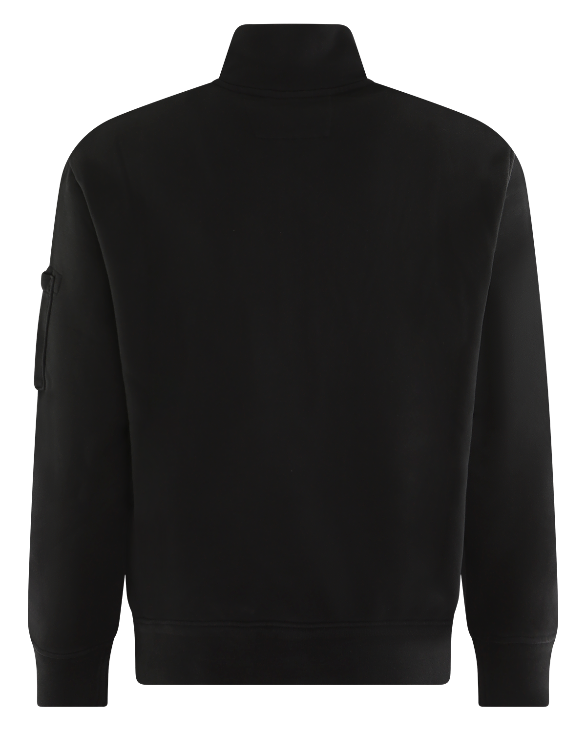 Heren Half Zip Collar Sweater Black