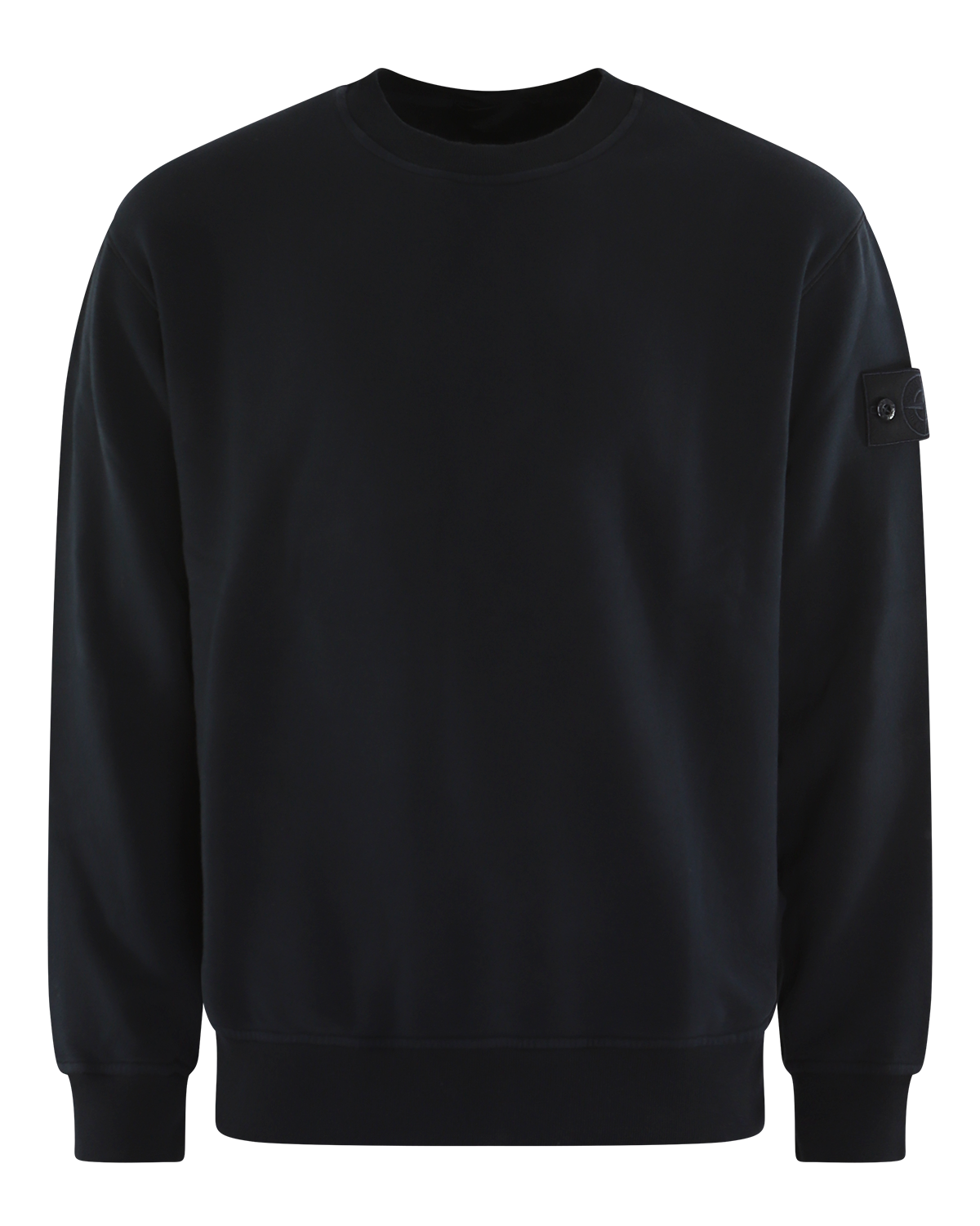 Heren Logo Patch Sweater Blauw