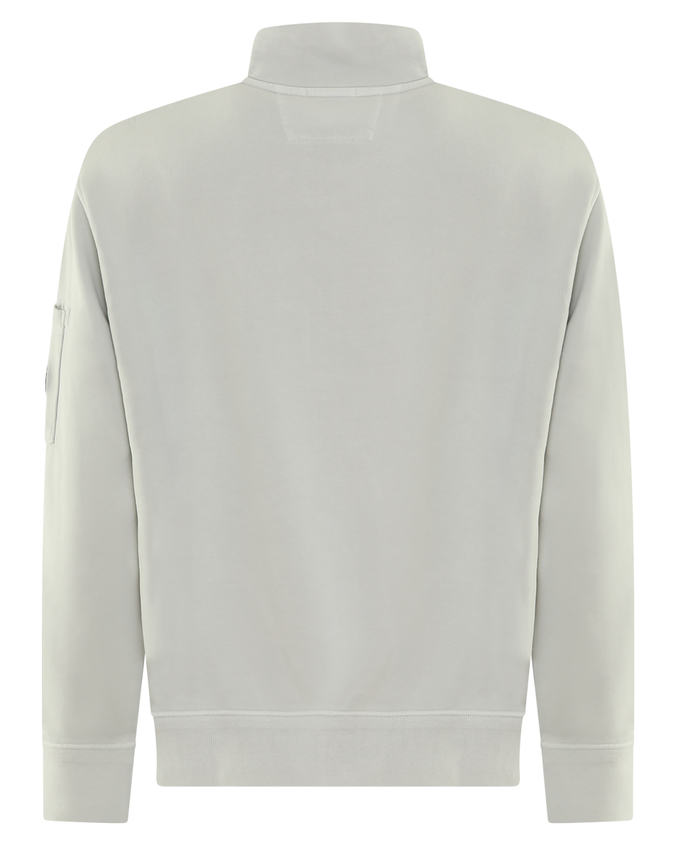 Heren Half Zip Collar Sweater Grijs