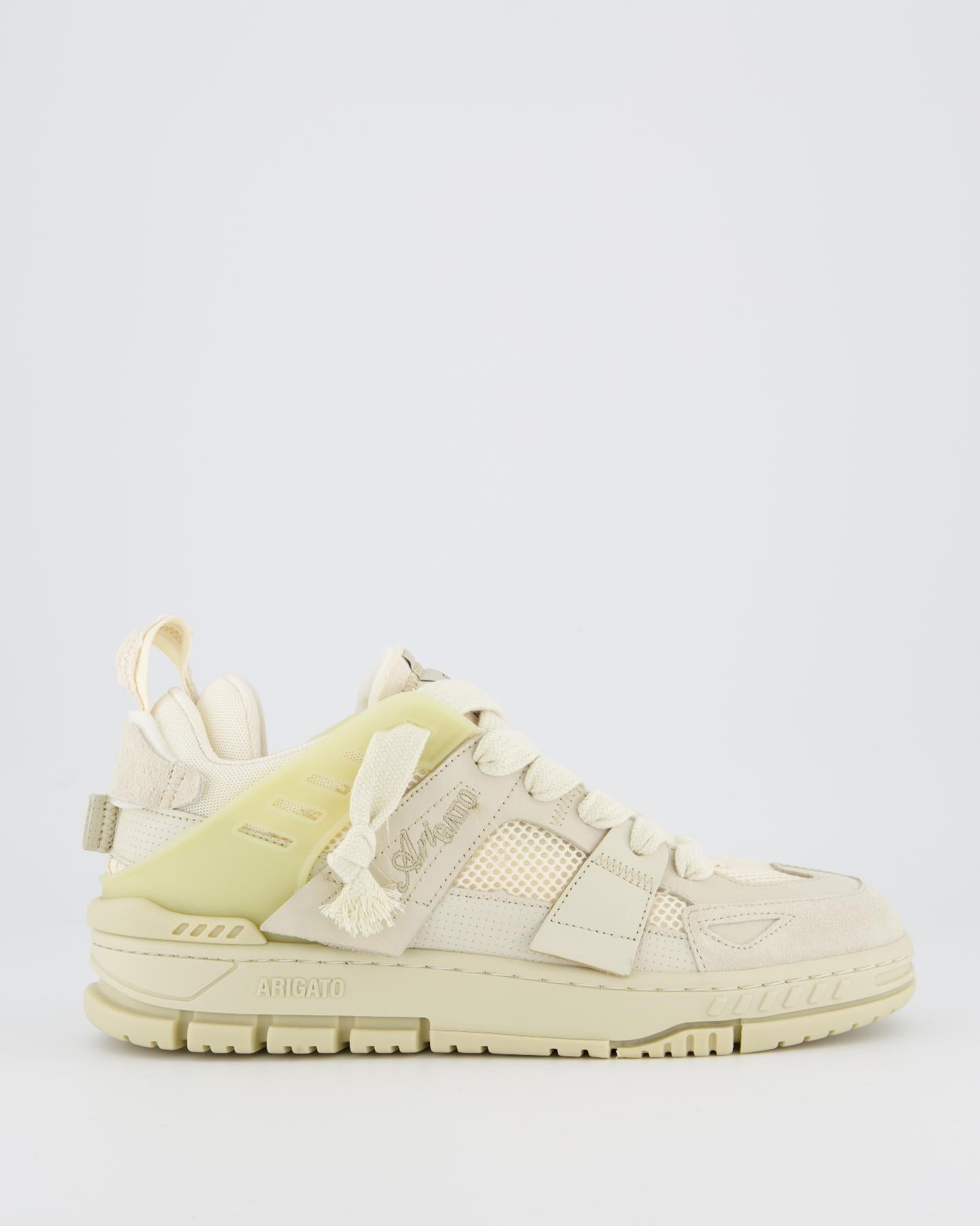 Men Area Patchwork Sneaker Beige