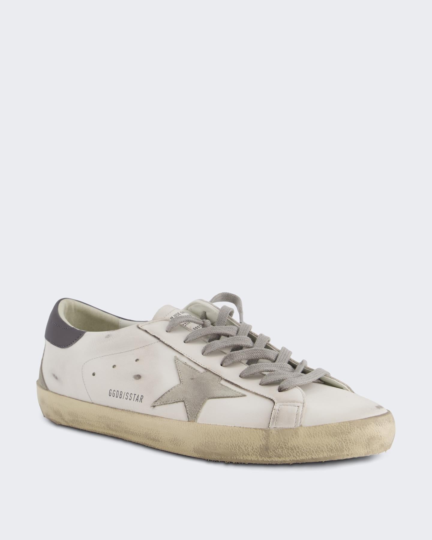 Golden Goose Heren Super Star Sneaker Wit/Grijs