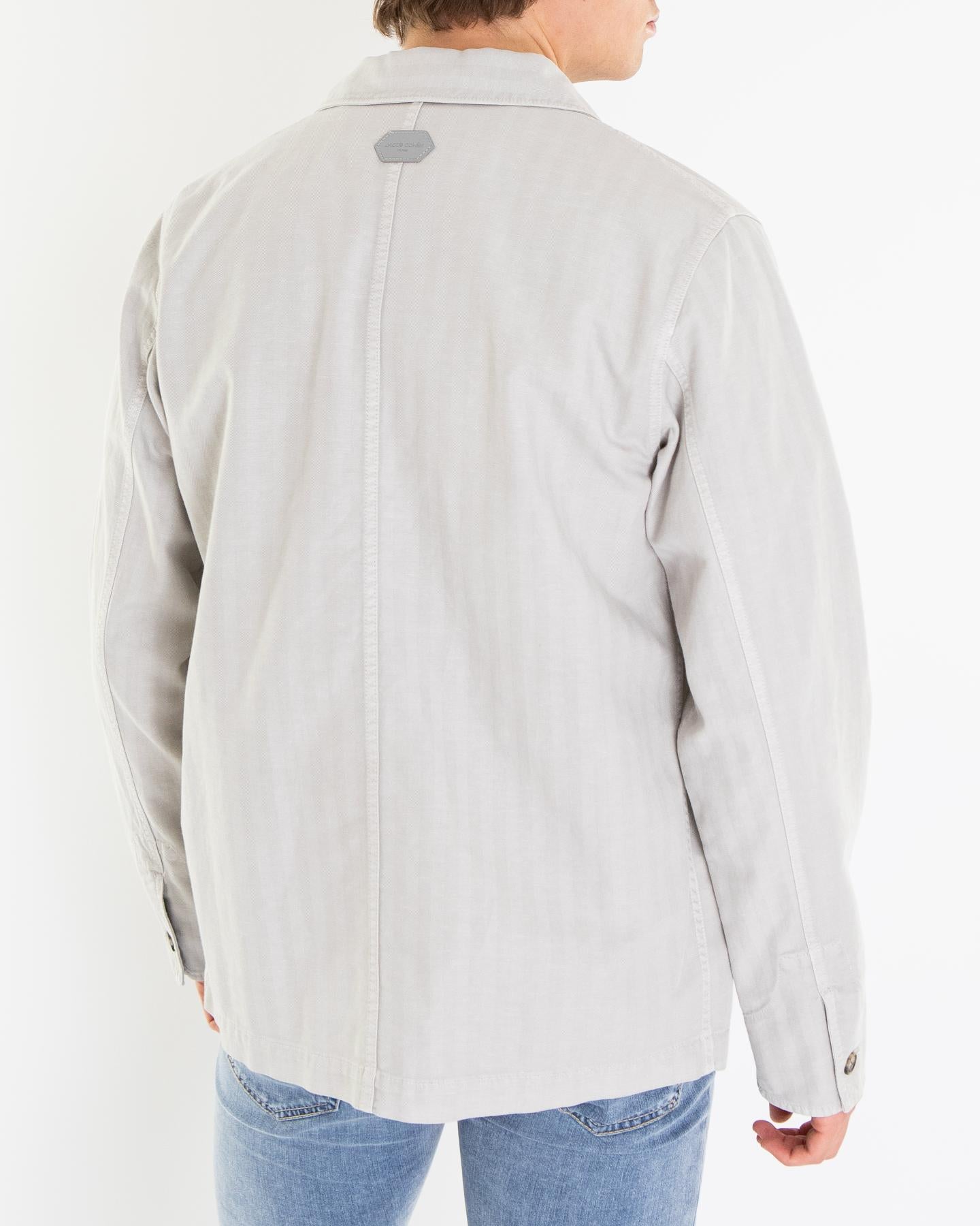 Heren Overshirt Light Grijs