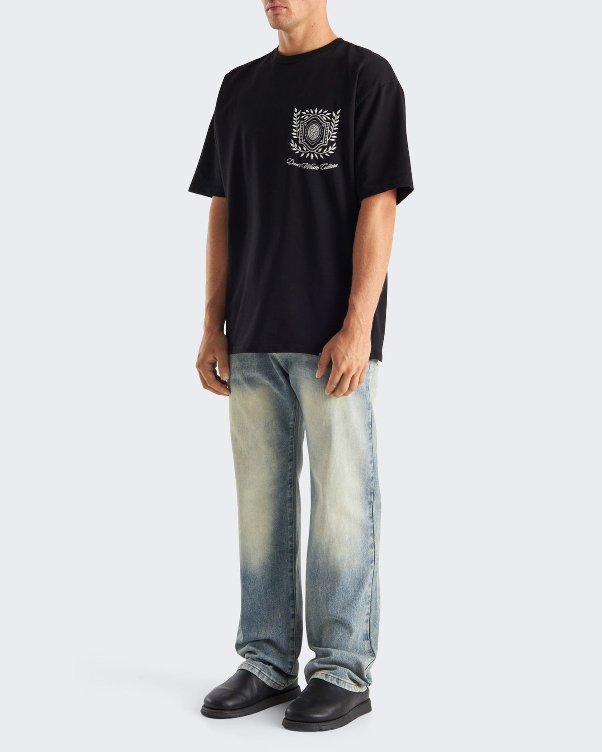 Don't Waste Culture Heren Jeans in lichtblauwe wassing Blauw - Eleganza.nl
