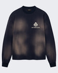 Men's Longsleeve shirt met faded wash Blue
