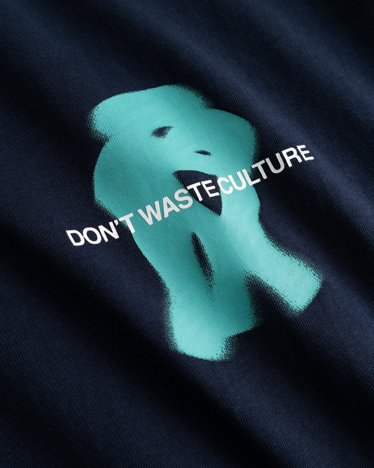 Don't Waste Culture Heren T-shirt met klassieke pasvorm Blauw - Eleganza.nl