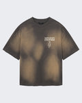Men's T-shirt met verwassen Grey effect