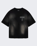 Men's T-shirt met verwassen Black effect — huidige kleur