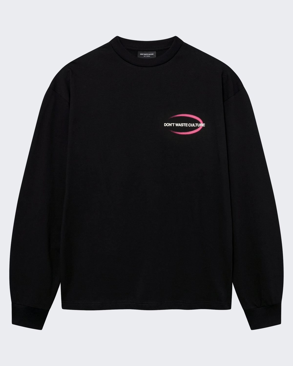 Don't Waste Culture Heren Tavi Longsleeve-Black Zwart - Eleganza.nl