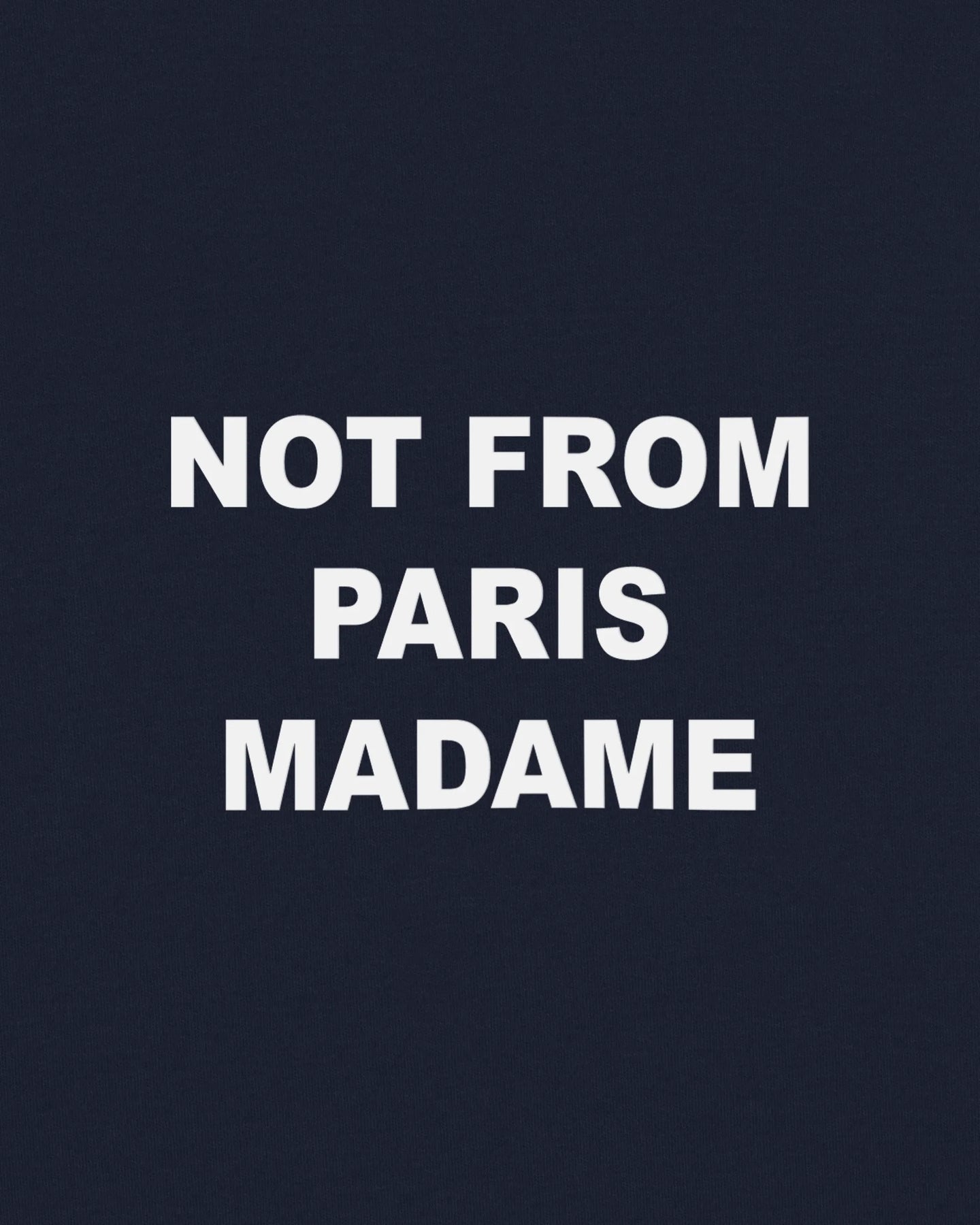 Drole De Monsieur Heren Bold Slogan T-Shirt Blauw - Eleganza.nl