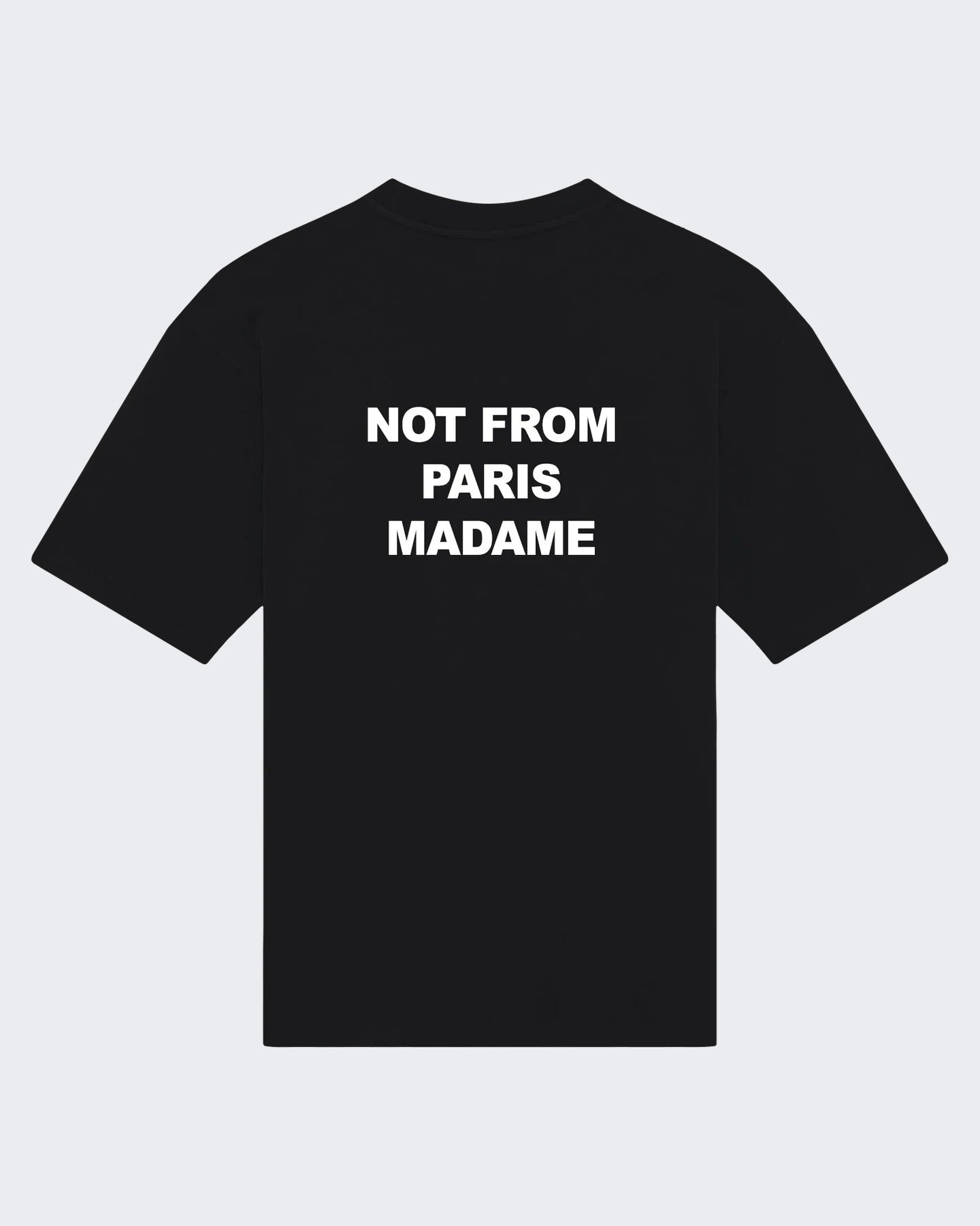 Drole De Monsieur Heren Bold Slogan T-Shirt Zwart - Eleganza.nl