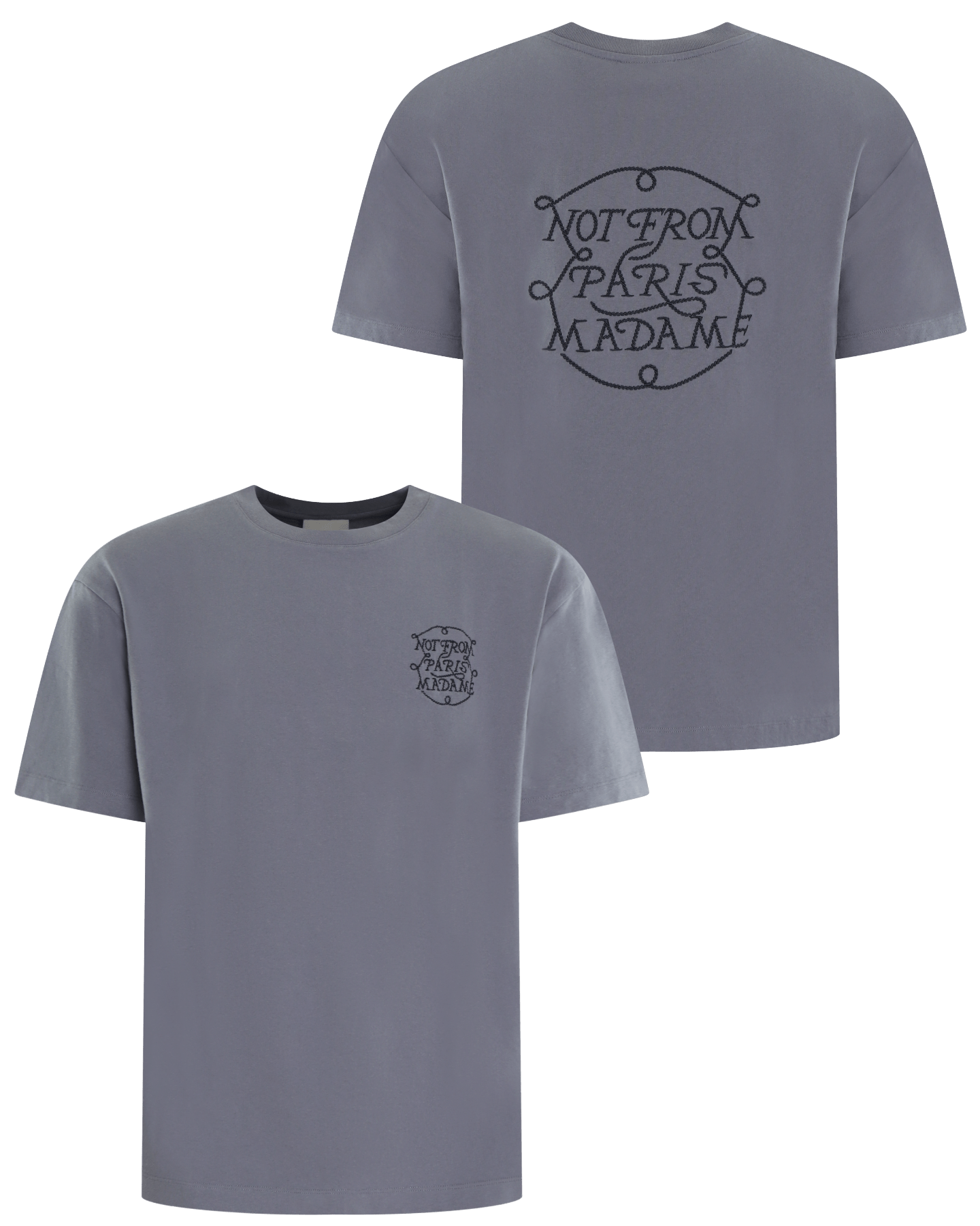 Drole De Monsieur Heren Le Tshirt Slogan Tresses - Eleganza.nl