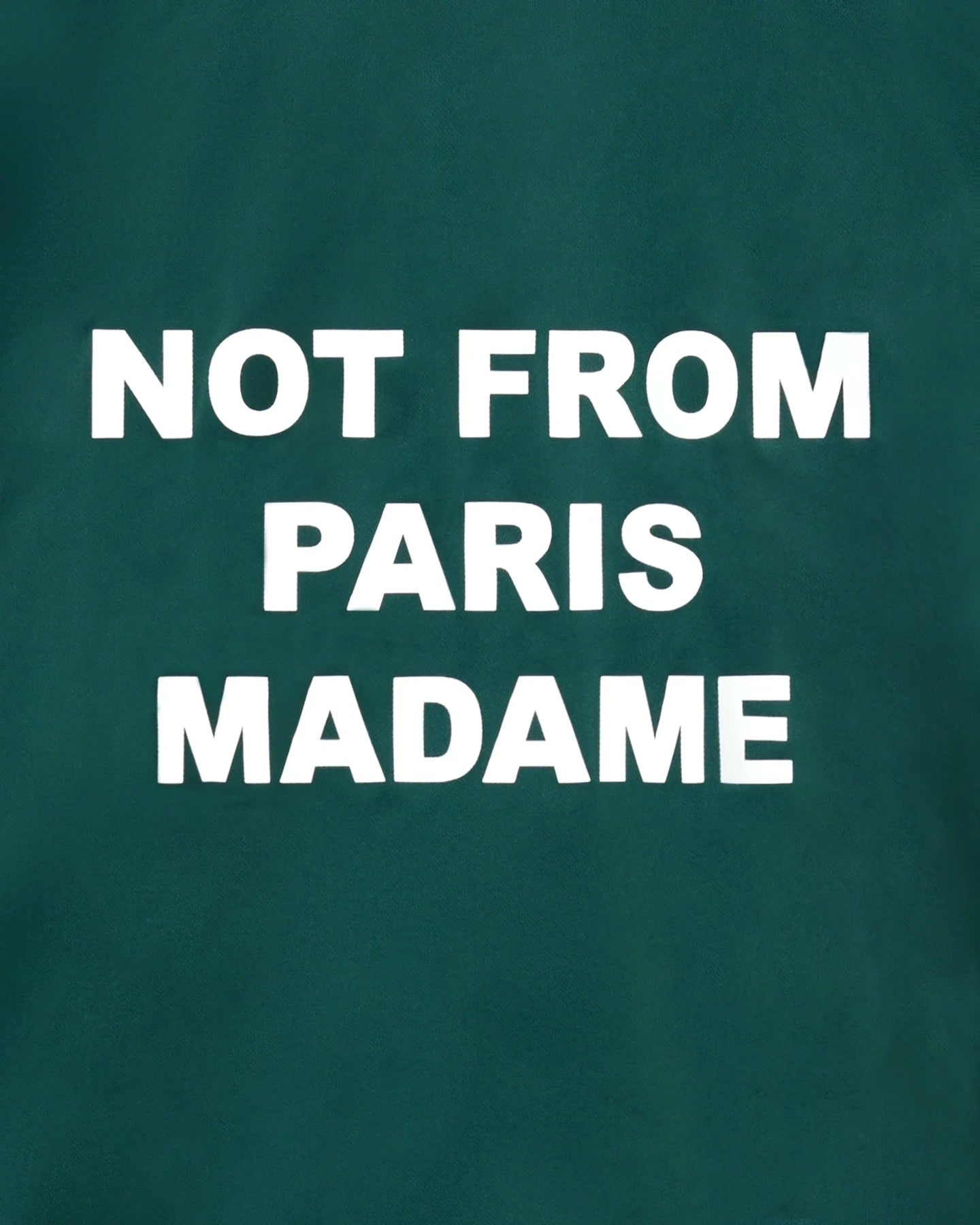 Drole De Monsieur Heren Slogan Jacket Groen - Eleganza.nl