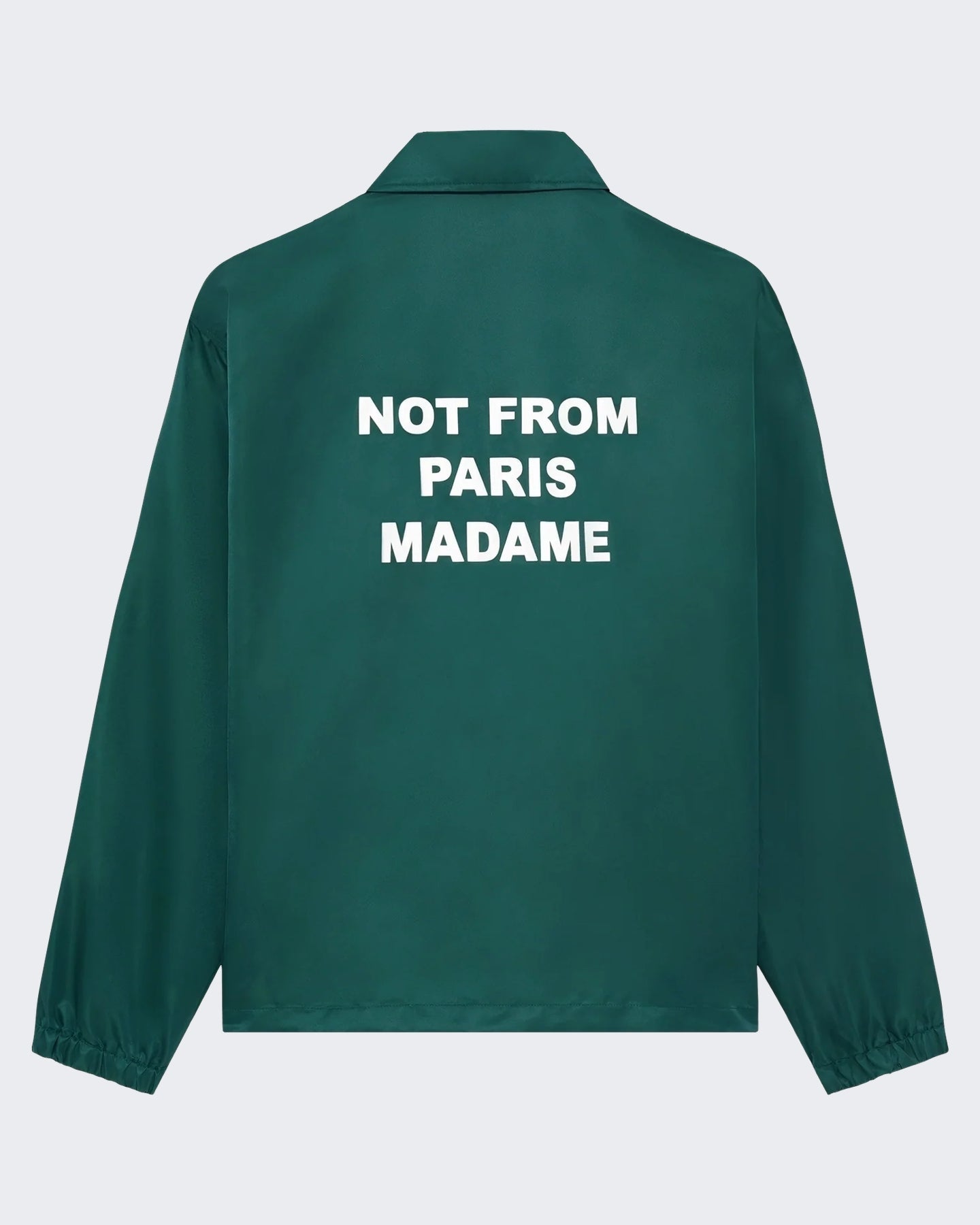 Drole De Monsieur Heren Slogan Jacket Groen - Eleganza.nl