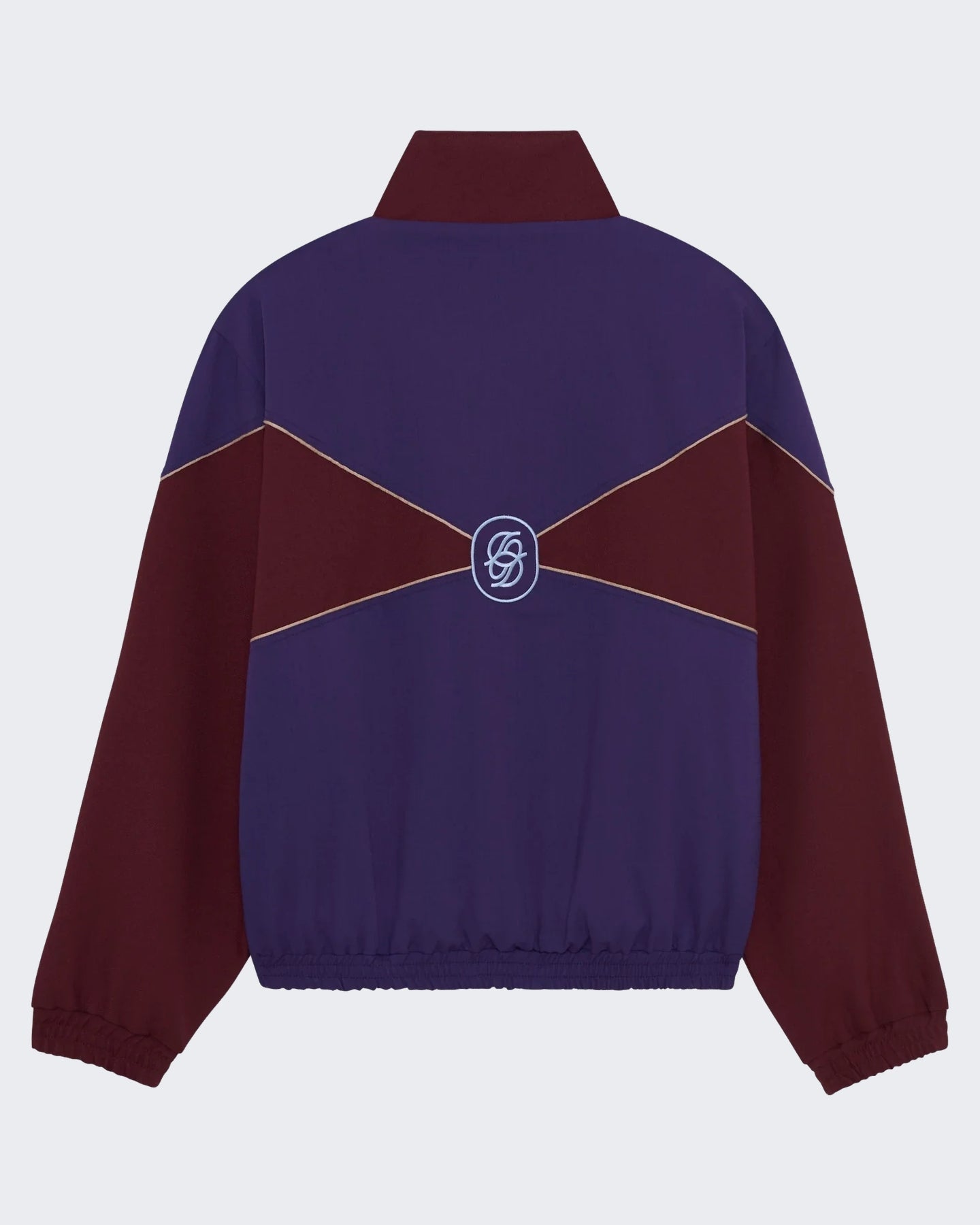 Drole De Monsieur Heren Trackjack twill two tone Paars - Eleganza.nl