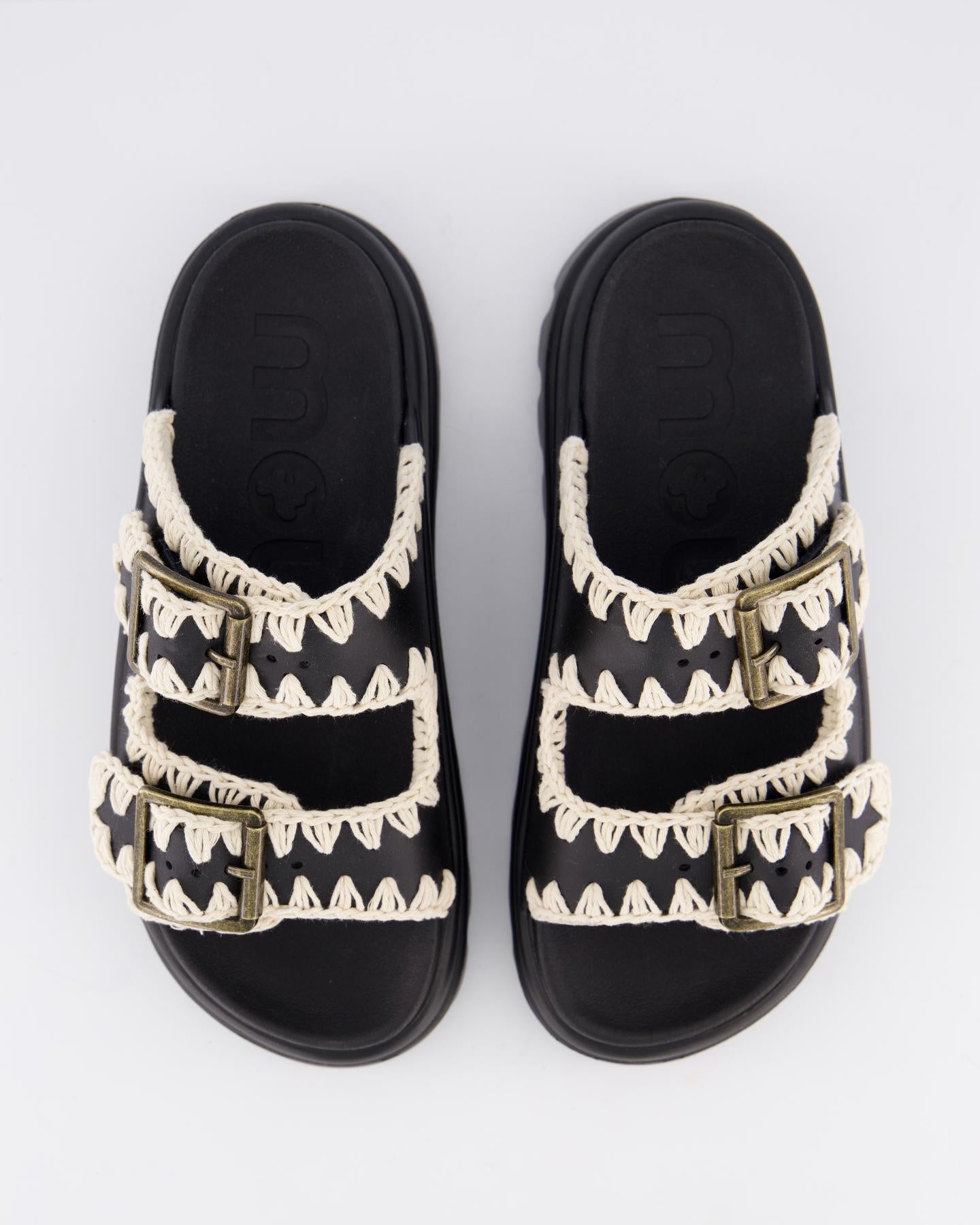 Dames Eva One-Piece Slide Two-Buckle