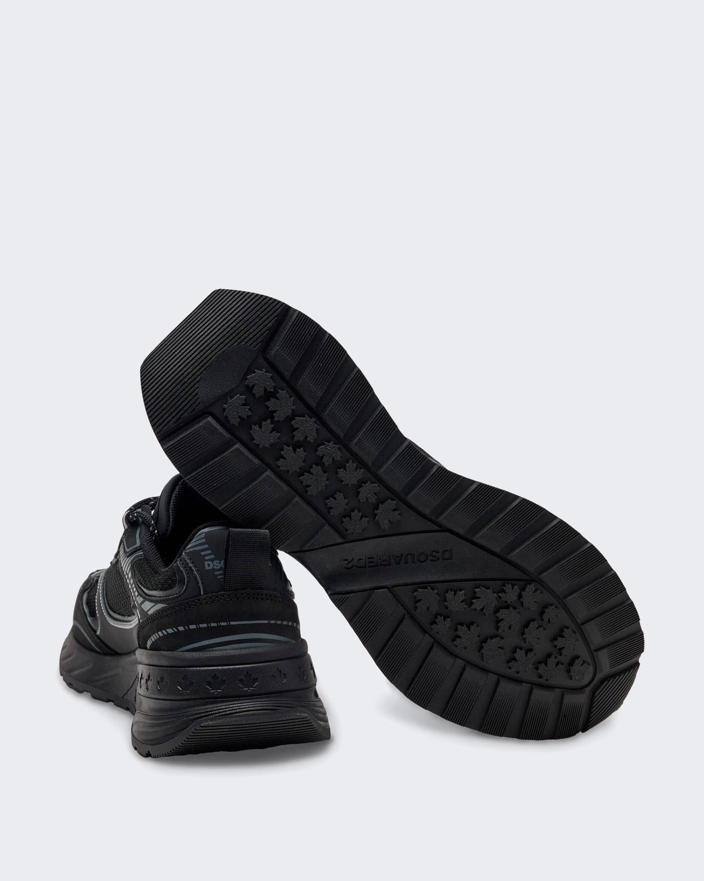 Dsquared2 Heren Sprinter Sneaker Wit/Groen - Eleganza.nl