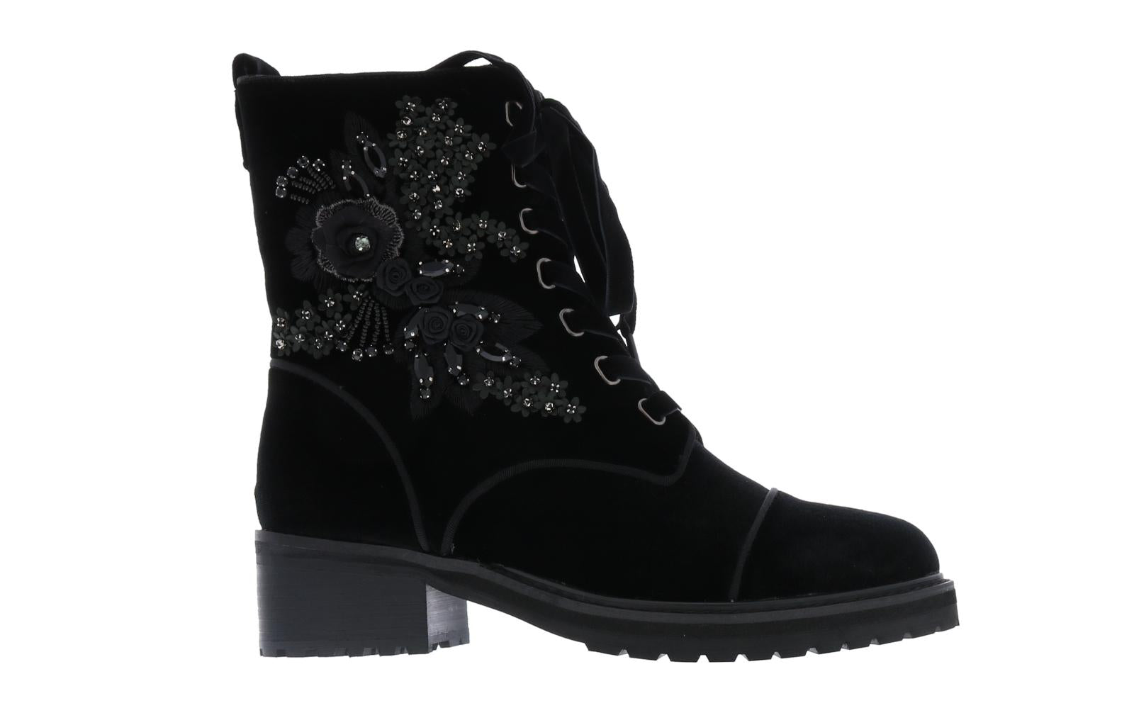 Dames Strass Velvet