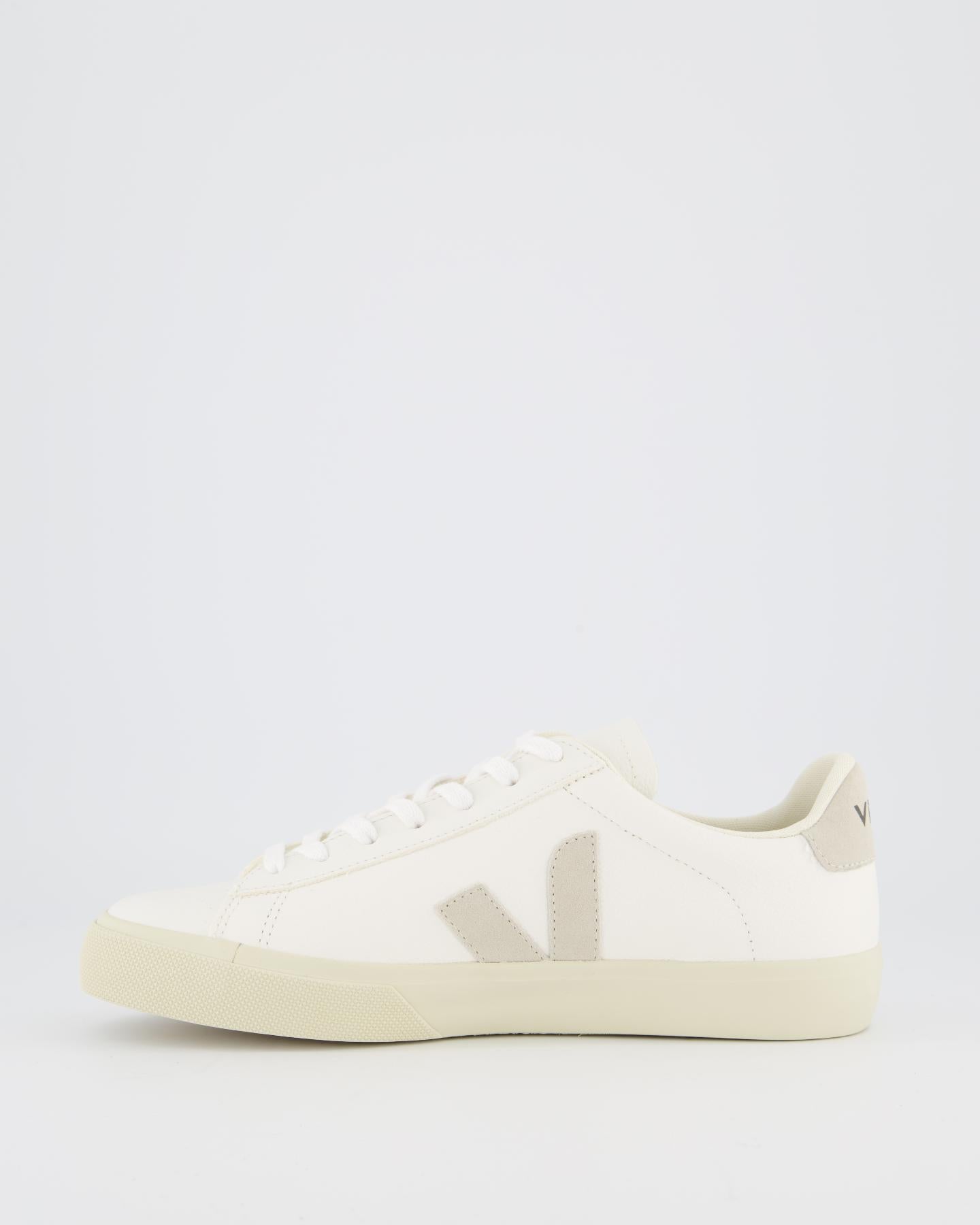 Dames Campo Sneaker Leer Wit/Natural