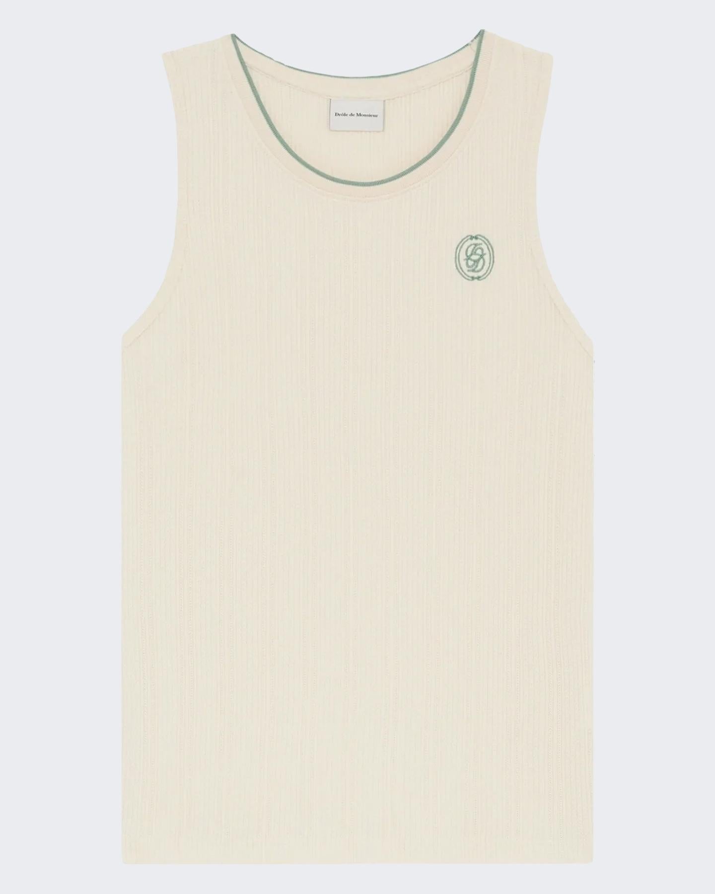 Heren Débardeur D Miroir Coton